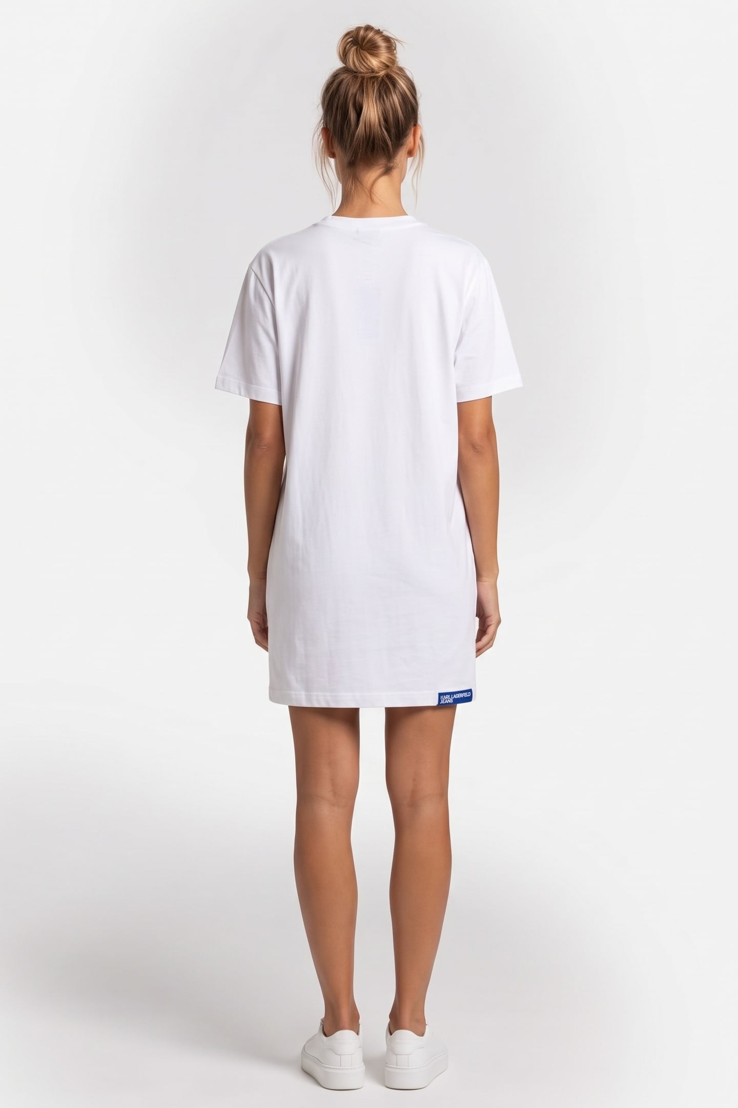 KLJ REGULAR SSLV TEE DRESS WHITE 2
