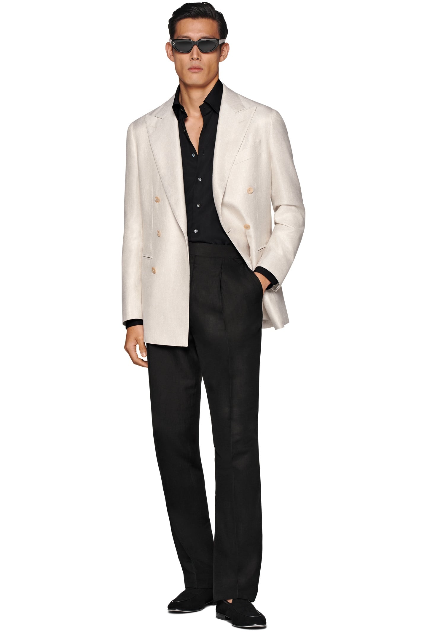 HAVANA-SAND-PURE BAMBOO SEPARATE TUXEDO JACKETS SAND 5
