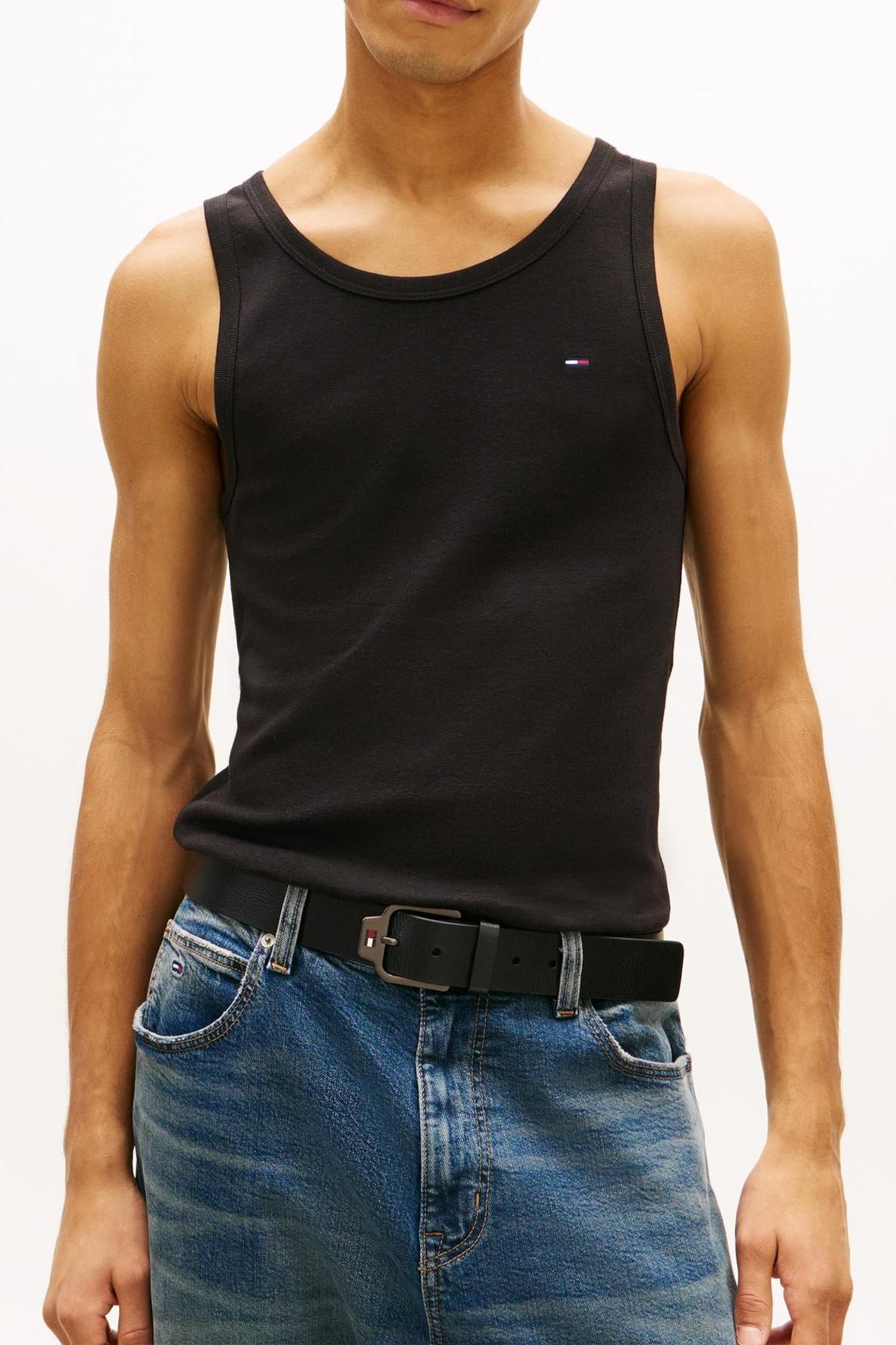 TJM XSLIM 2-PACK RIB T-SHIRT BLACK/BLACK 2