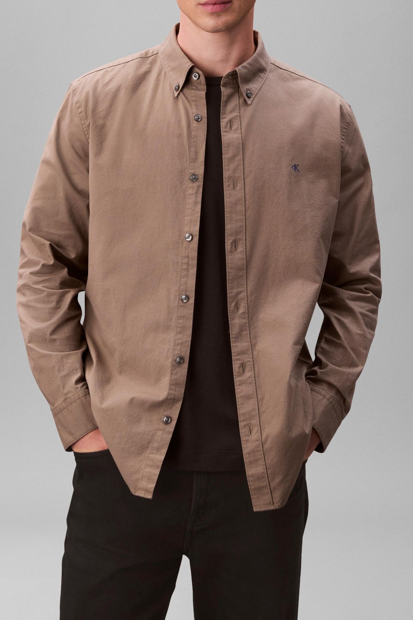LS SOLID OXFORD CLASSIC SHIRT SEAGRASS 1