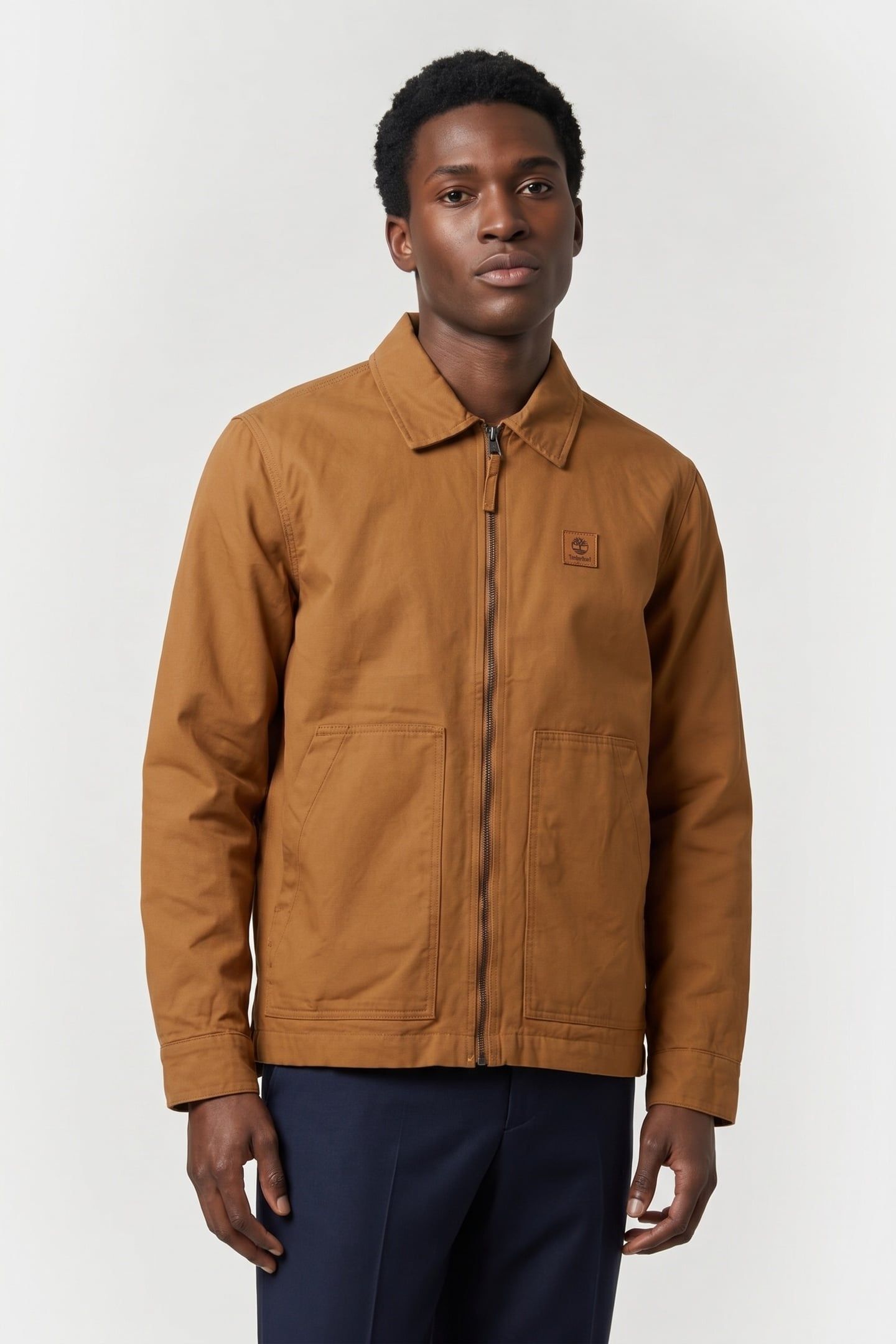 HERRINGBONE UTILITY OVERSHIRT WHEAT BOOT 1