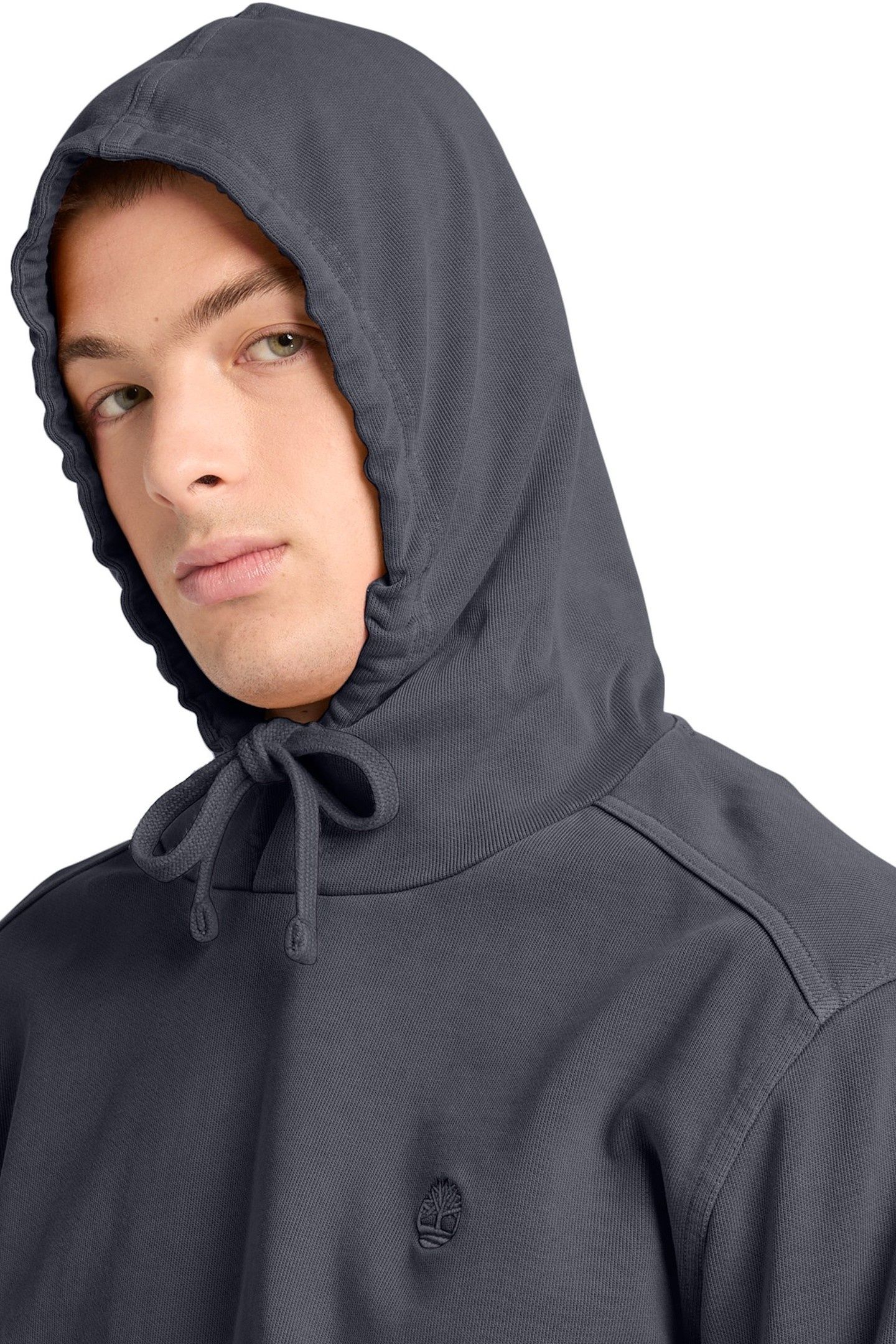 GARMENT DYE HOODIE DARK GREY 4