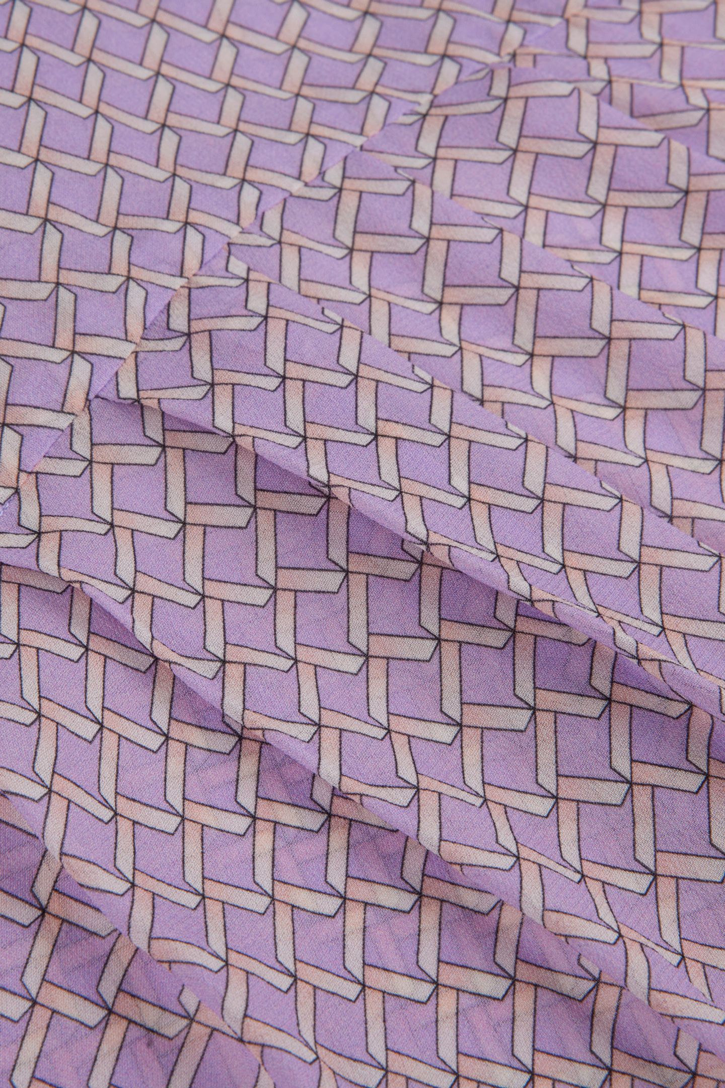 AMANDA SHIRT VOLUME SLEEVE LIGHT PURPLE PATTERN 4