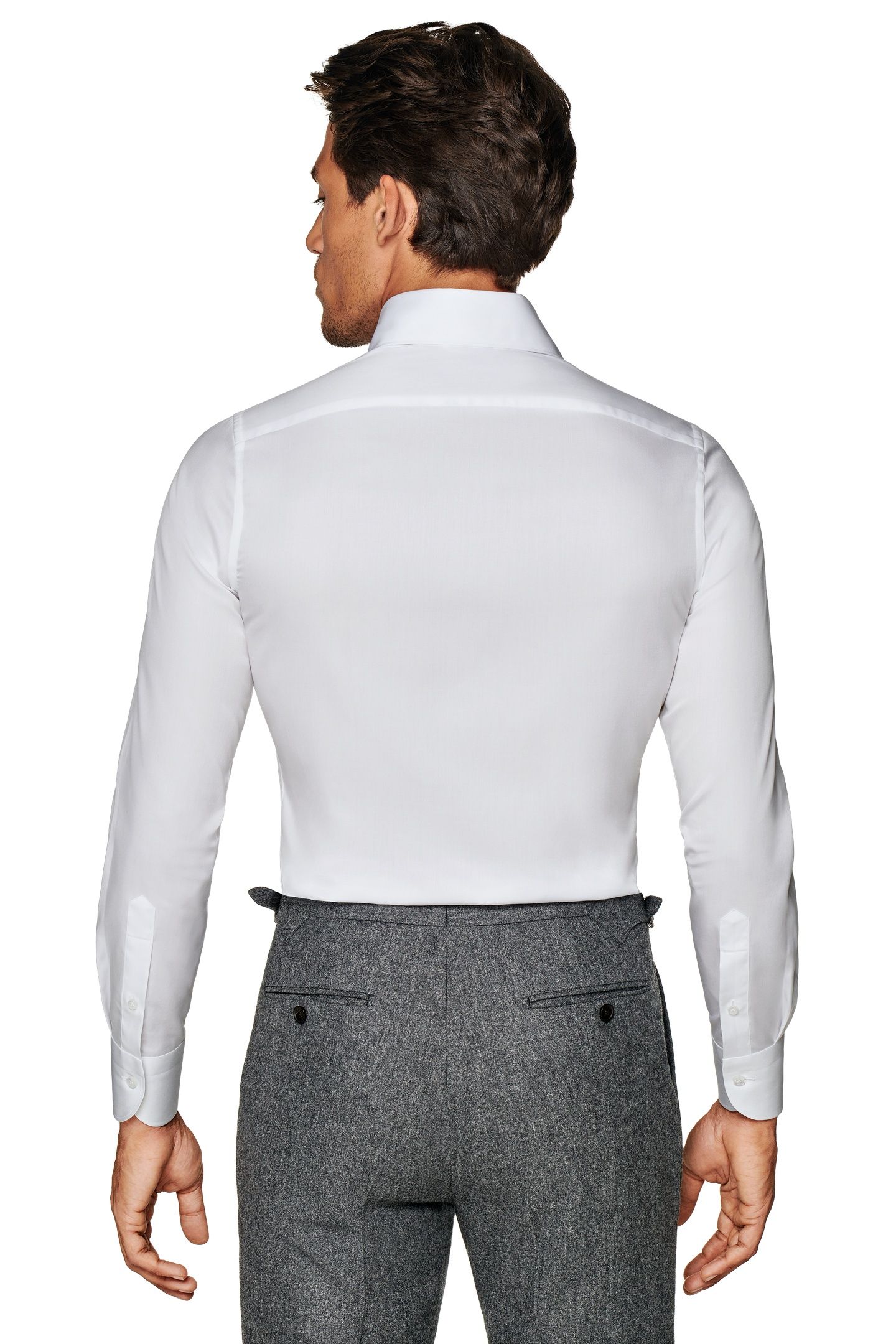 LUXURY WIDESPREAD FORMAL SHIRTS WHITE 9