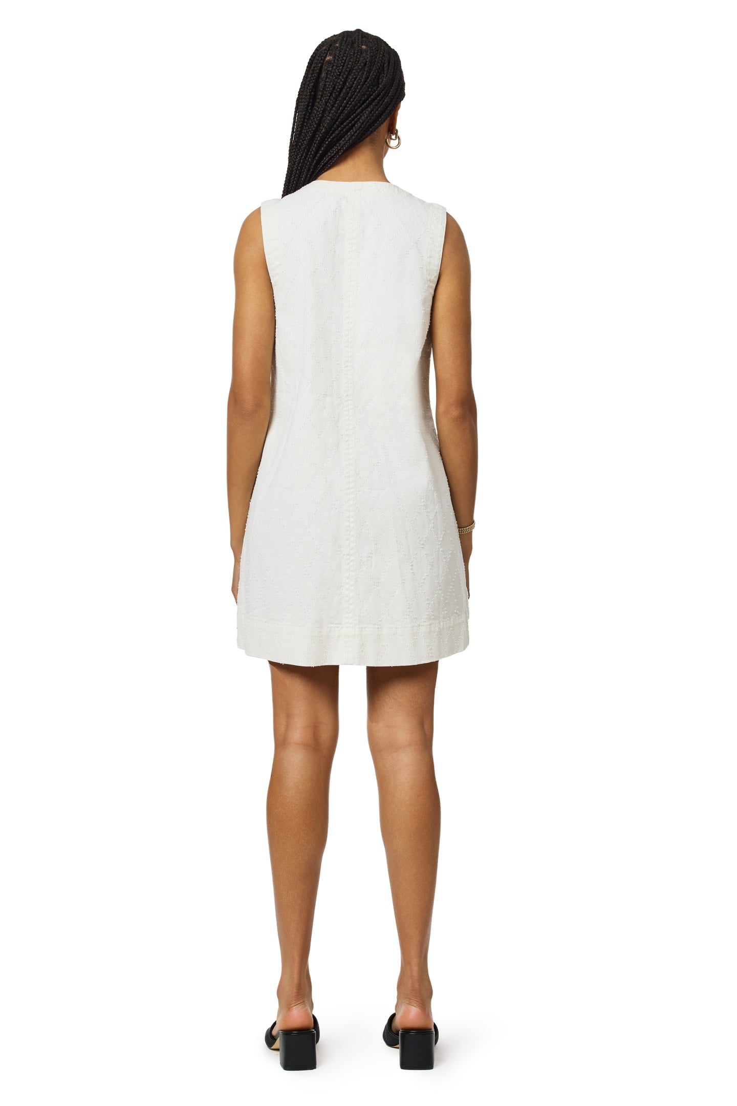 A LINE DRESS ANTIQUE WHITE 3