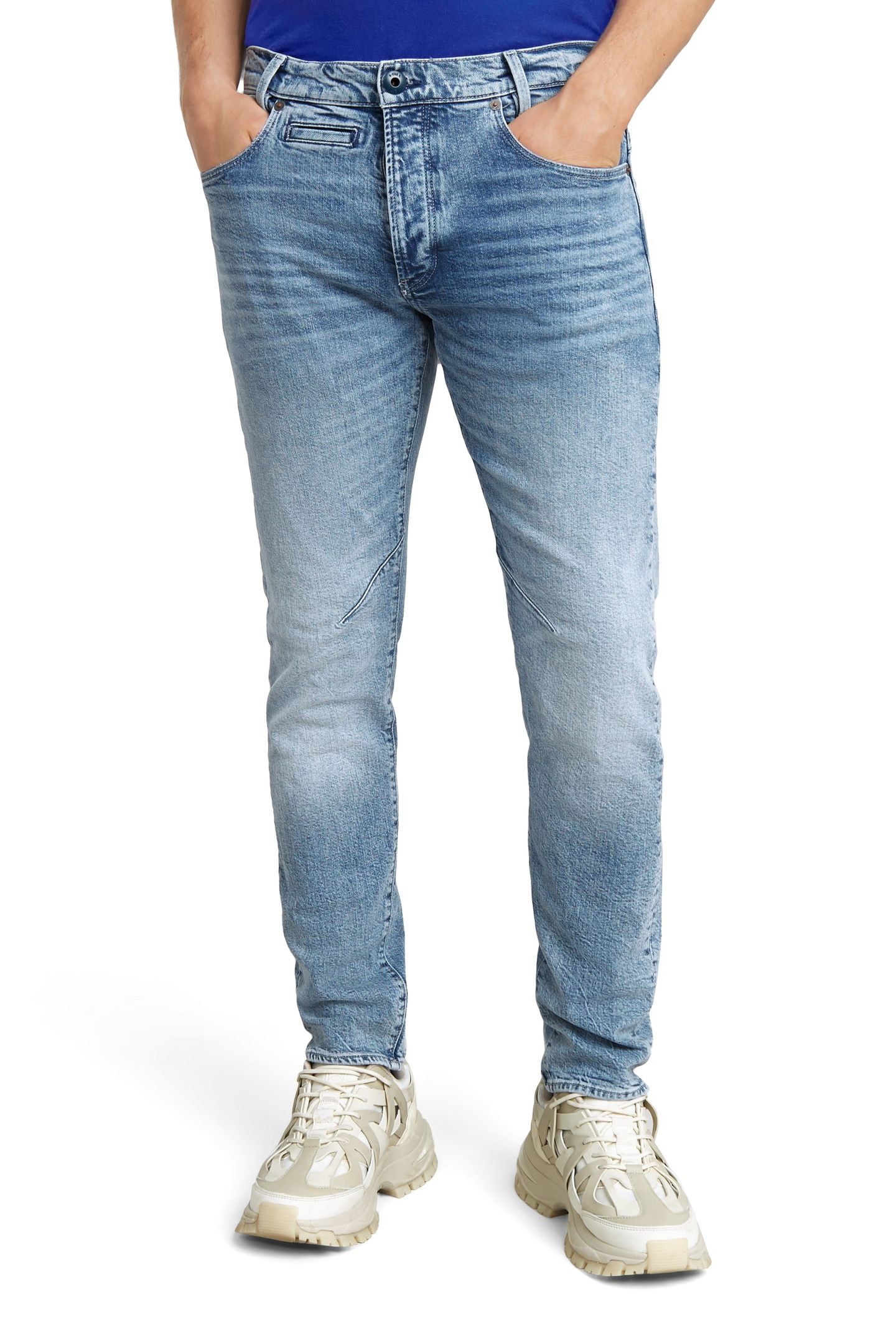 D-STAQ 5-POCKET SLIM SUN FADED AIR FORCE BLUE 2