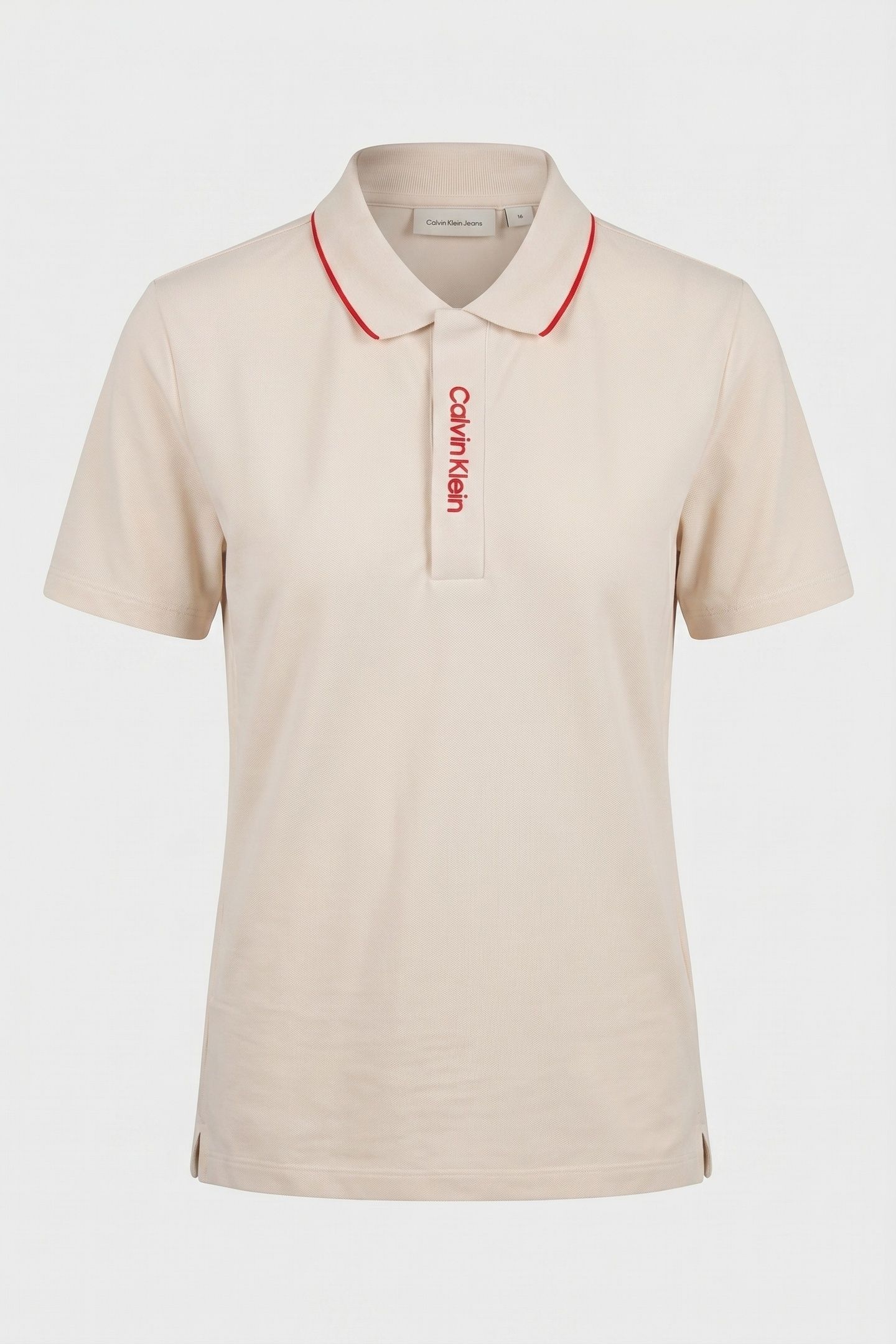 BOYS EMBROIDERY CK LOGO PIQUE POLO WHITECAP GRAY 2