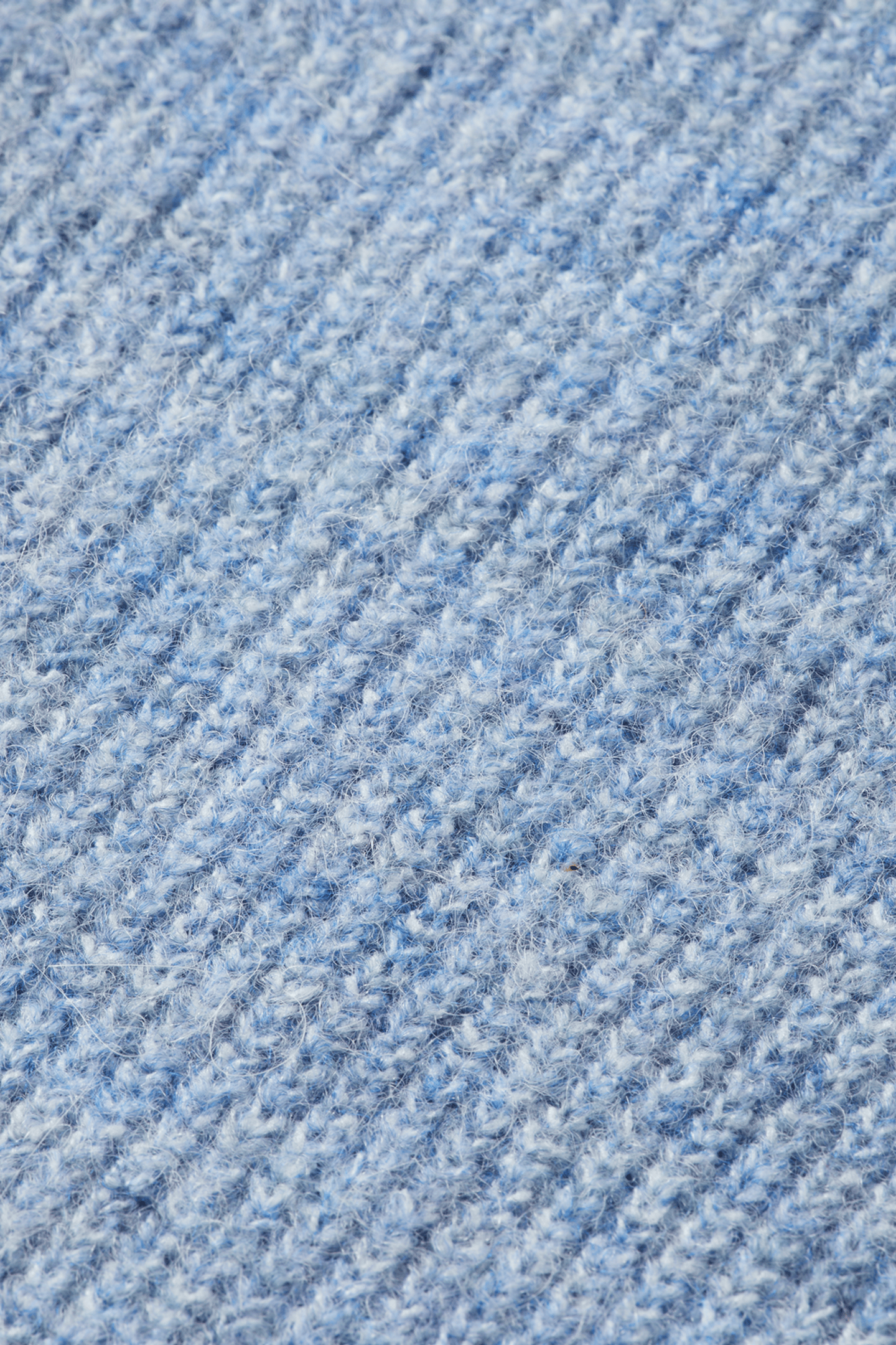 FUZZY RELAXED CARDIGAN FADED DENIM MELANGE 6