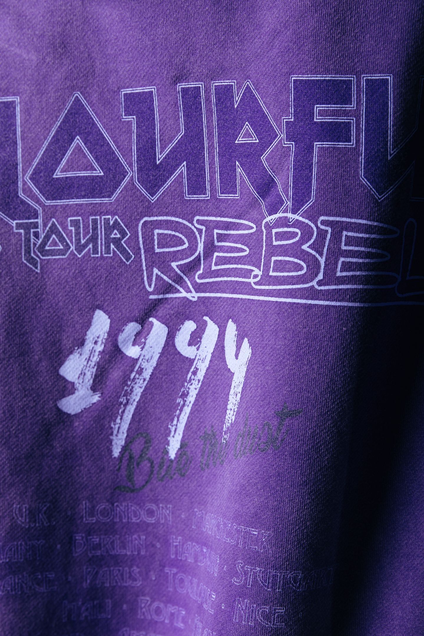 CONCERT ACID WASH CLEAN HOODIE LIBERTY PURPLE 6