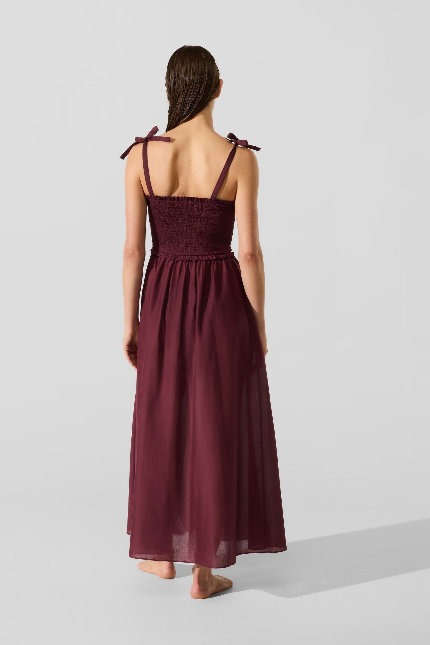 KARL DNA SIGNATURE ANKLE DRESS WINDSOR BURGUNDY 2