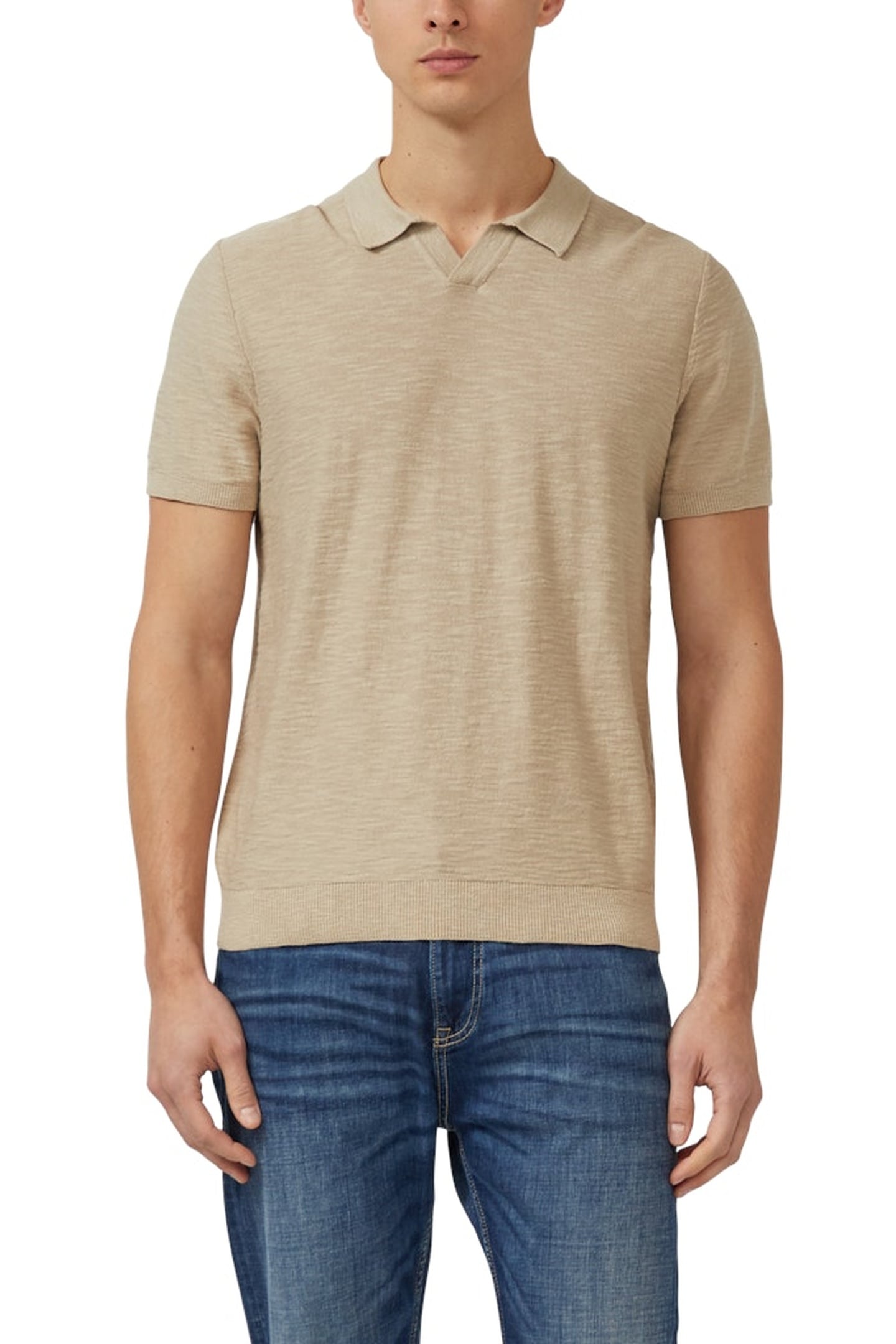 S.OLIVER PULLOVER SHORTSLEEVE BEIGE 1