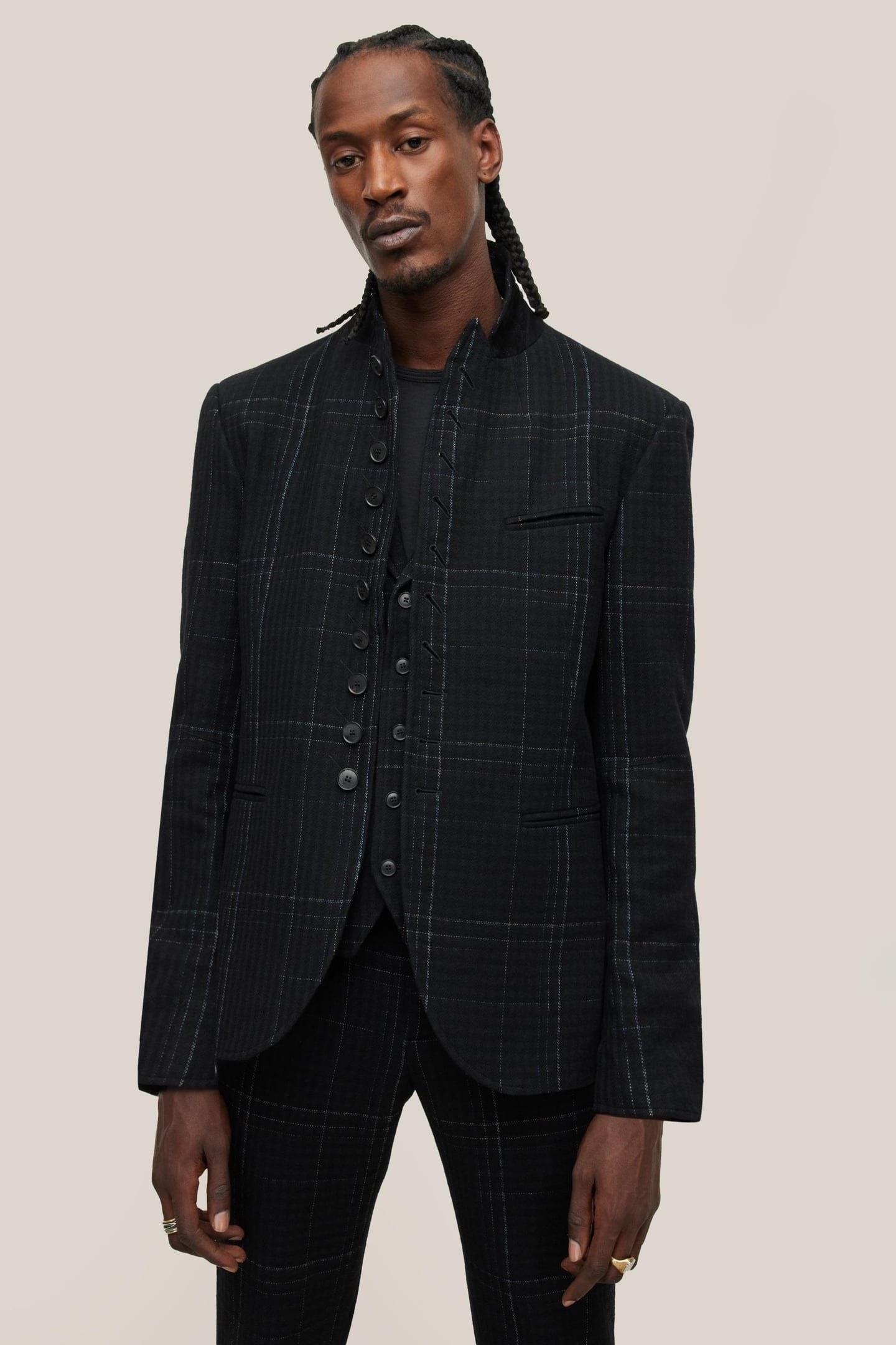 SLIM FIT CONVERTIBLE PEAK BLACK 1