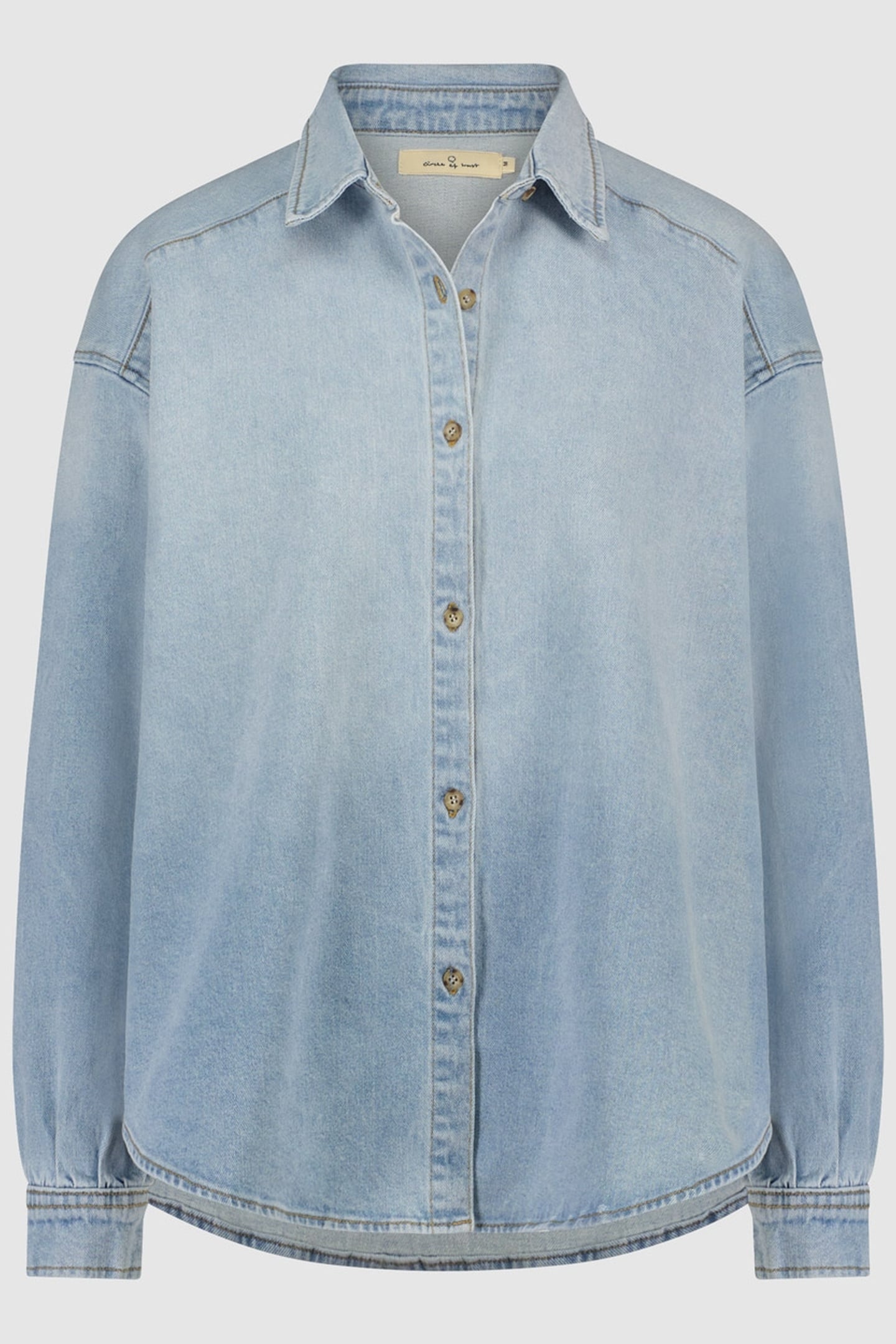 NOUNOU DENIM BLOUSE SUPERIOR BLUE 1