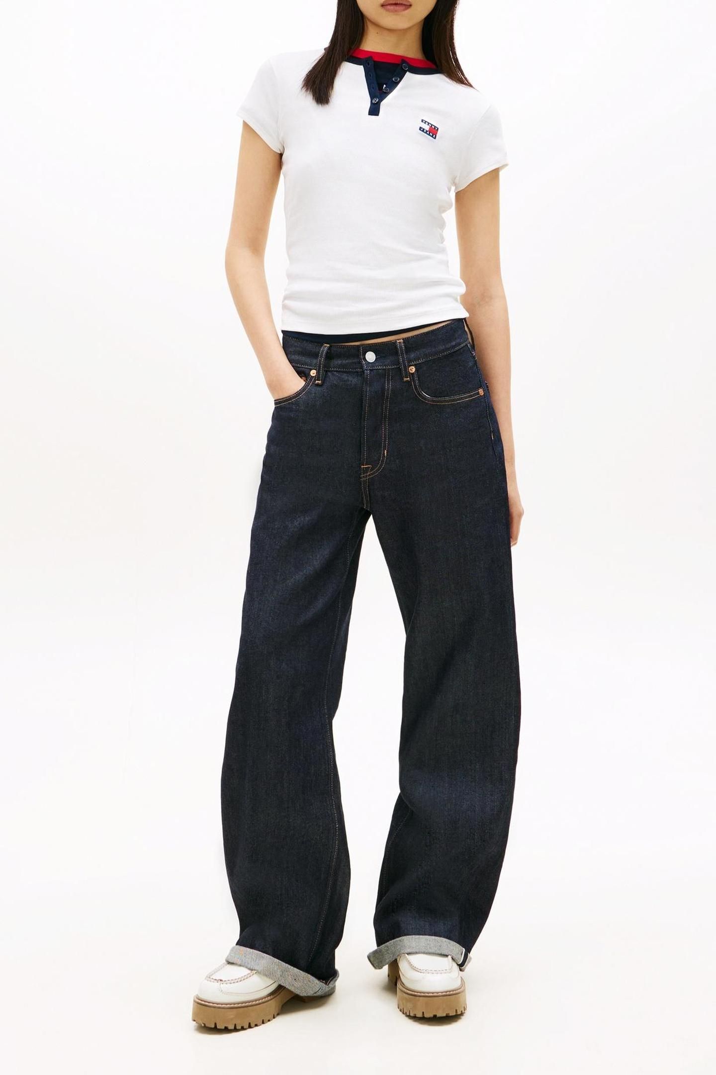 TJW SLIM HENLEY BADGE ECRU 2