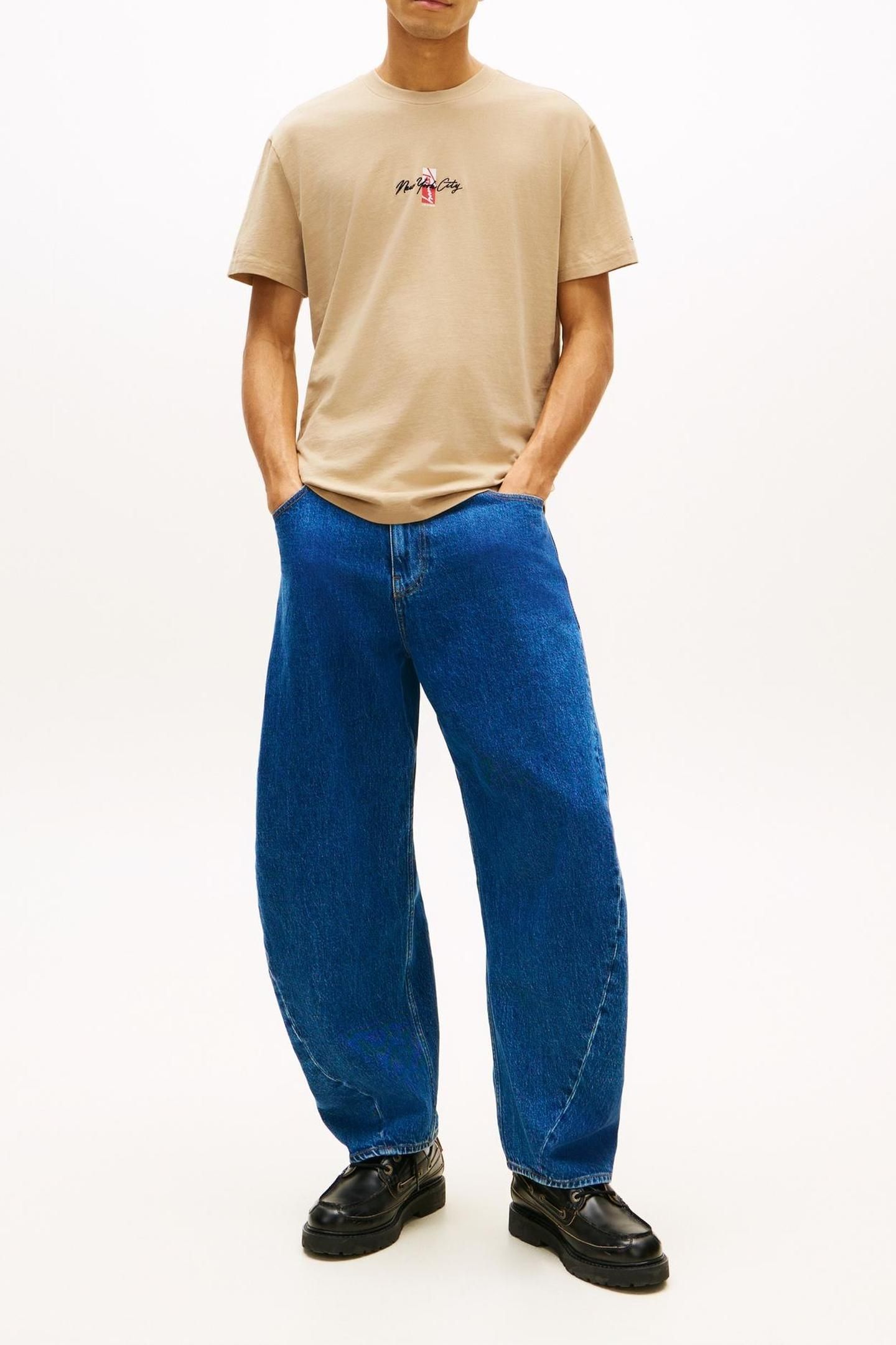 TJM REGULAR SIGN BLOCK T-SHIRT GENTLE GOLD 2