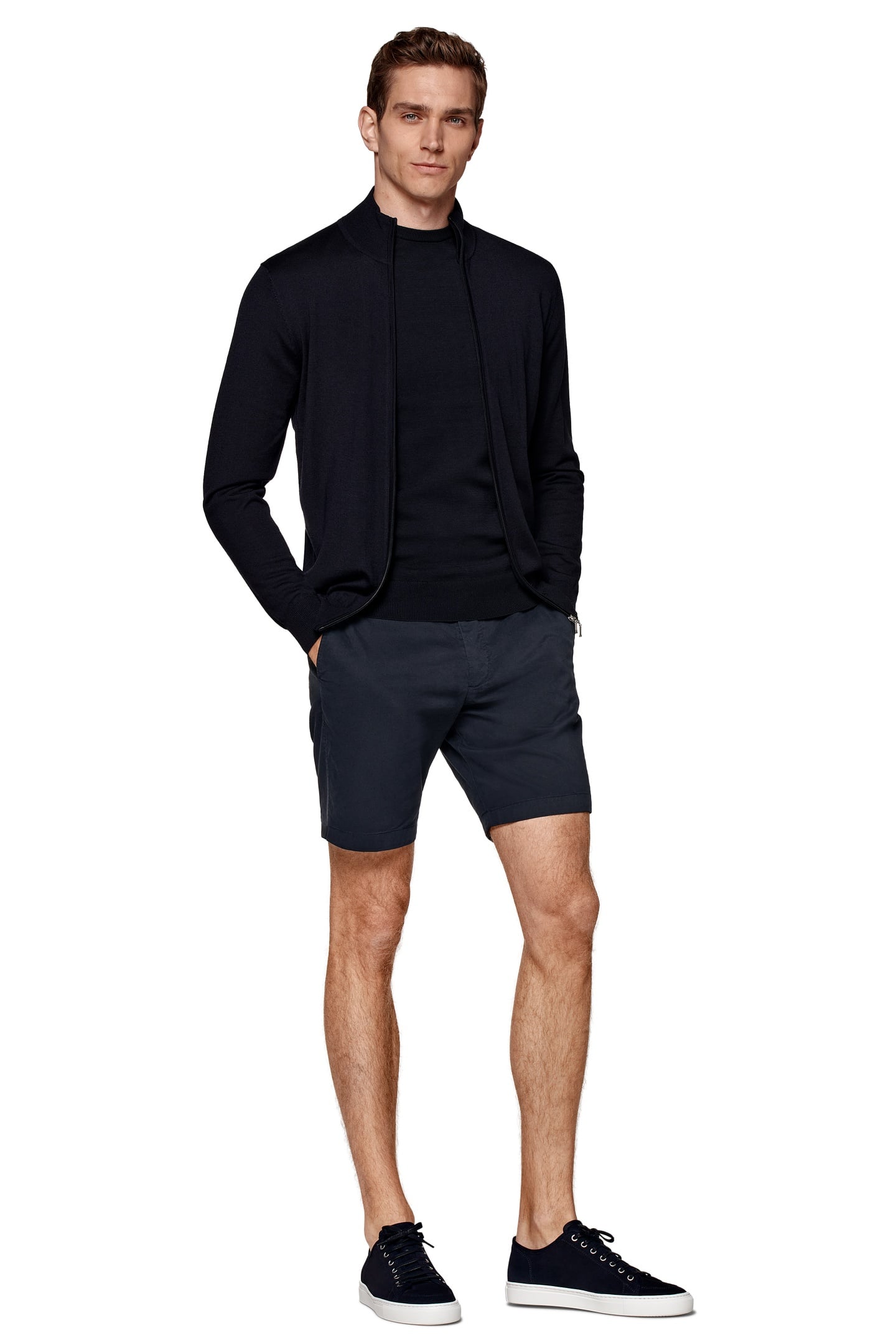 PORTO SHORTS - NAVY CHINO, DENIM AND SHORTS NAVY 1