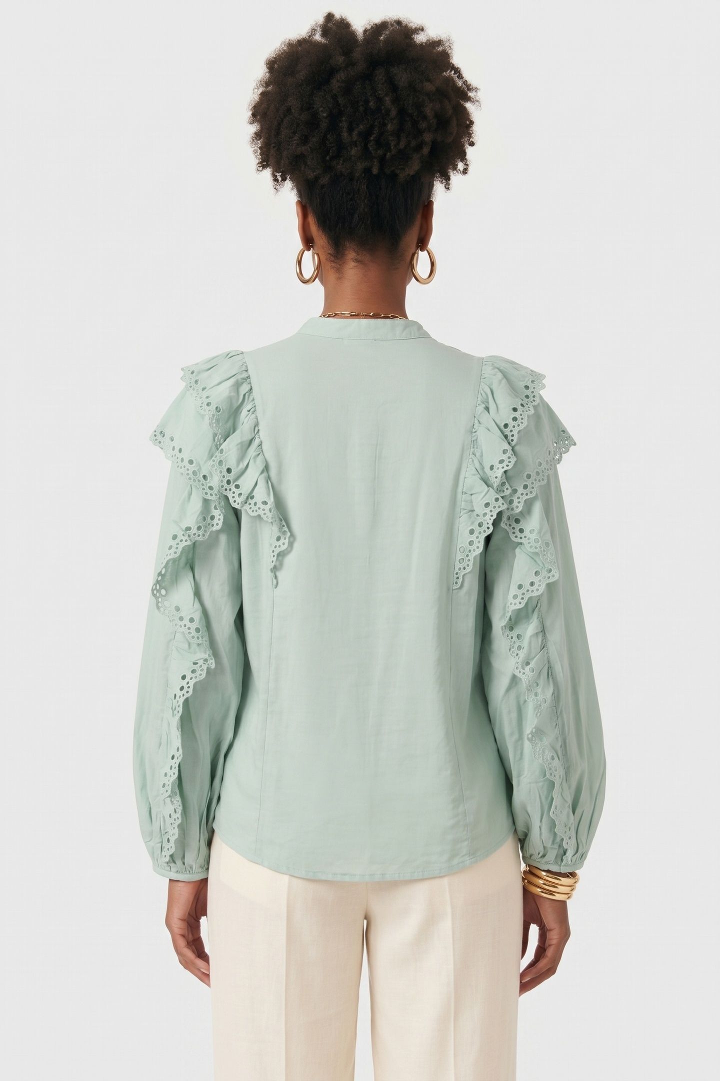 PA ERNESTINE BLOUSE GREEN 2