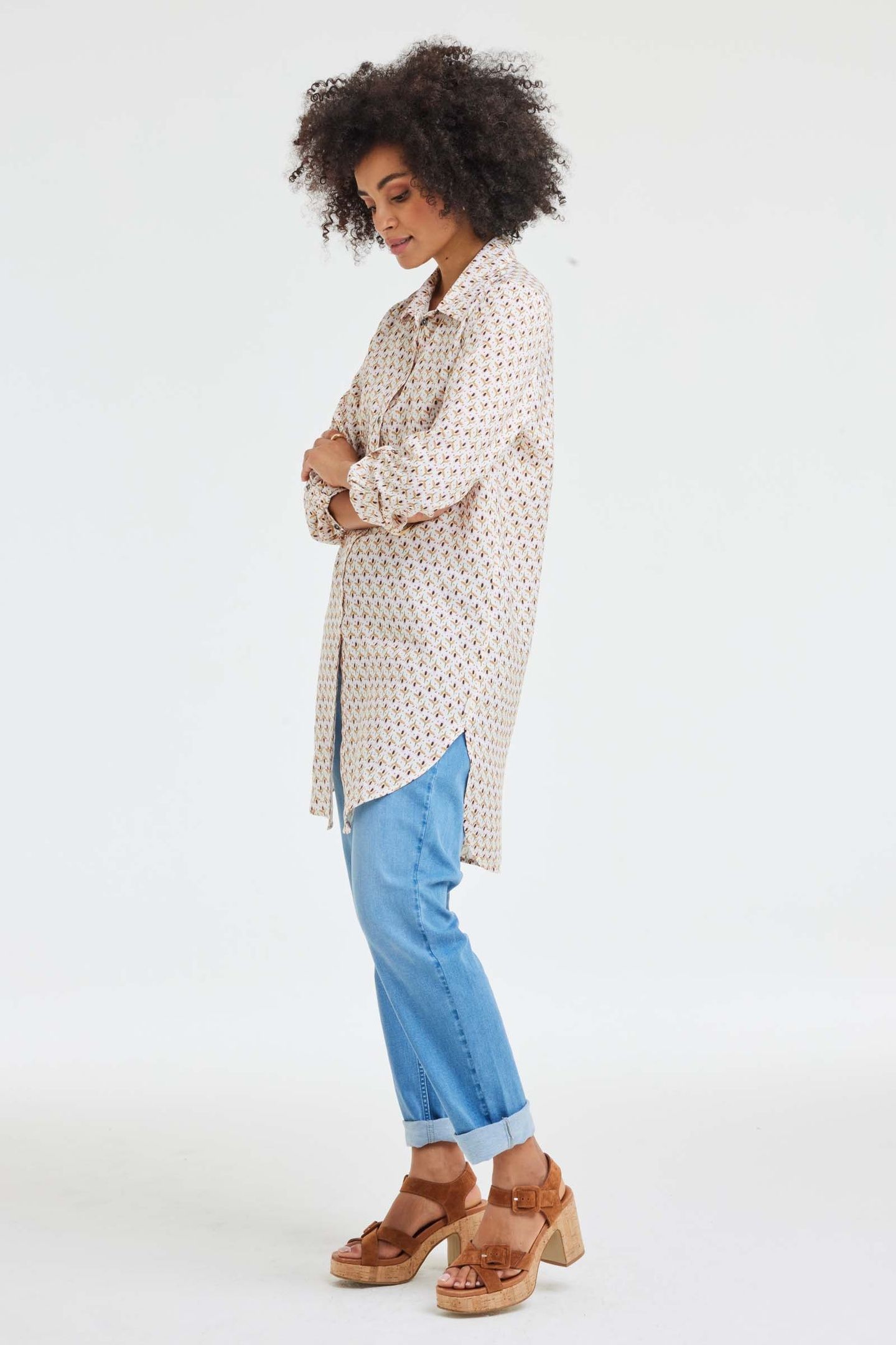 TUNIC JOLIE OFFWHITE PIXIE PRINT 3