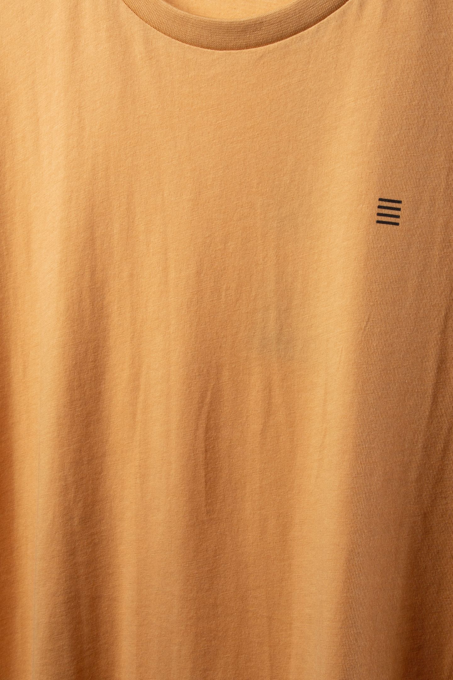 T-SHIRT CREWNECK SOLID BASIC YELLOW 4