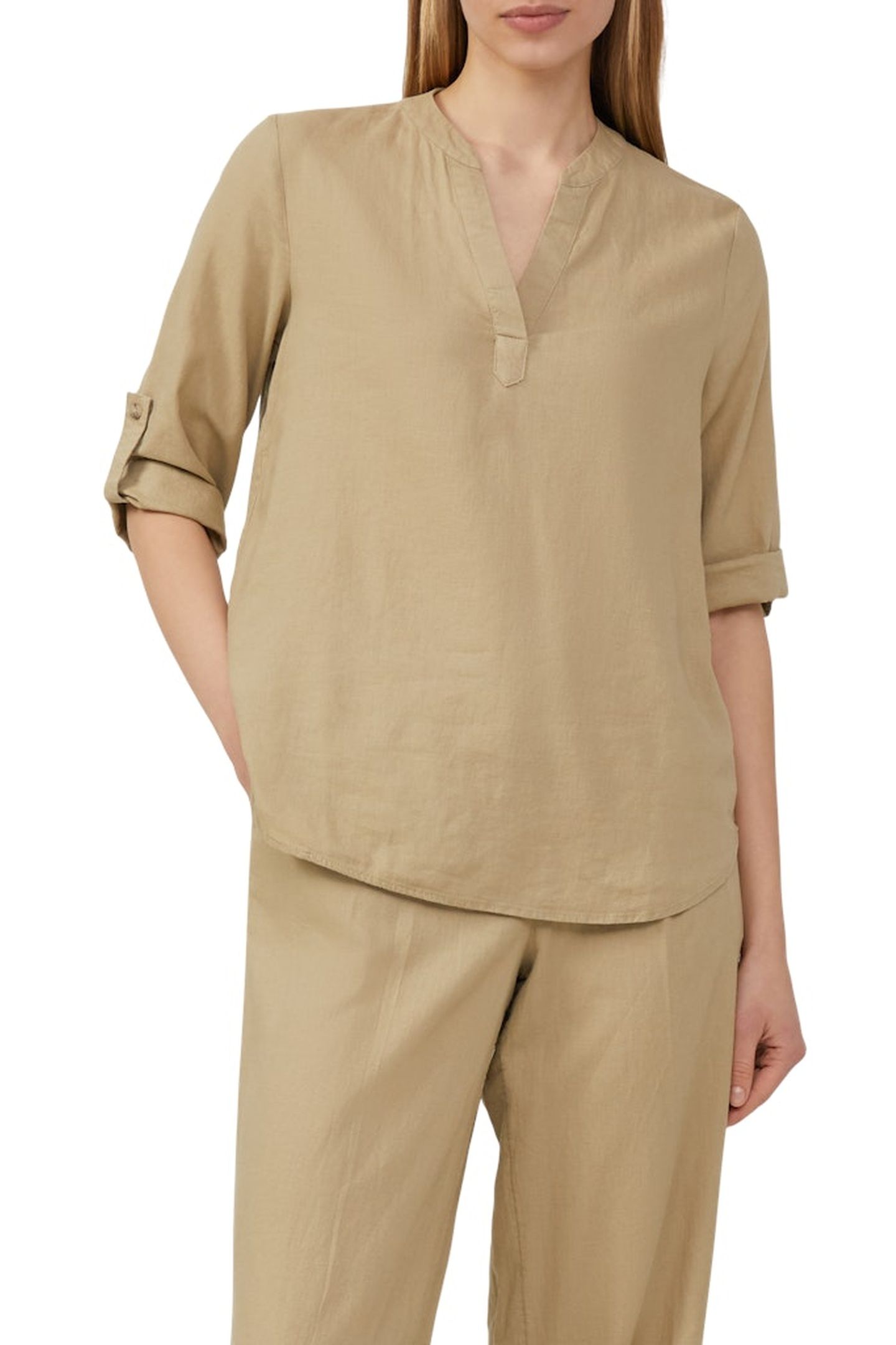 S.OLIVER BLOUSES BEIGE 1