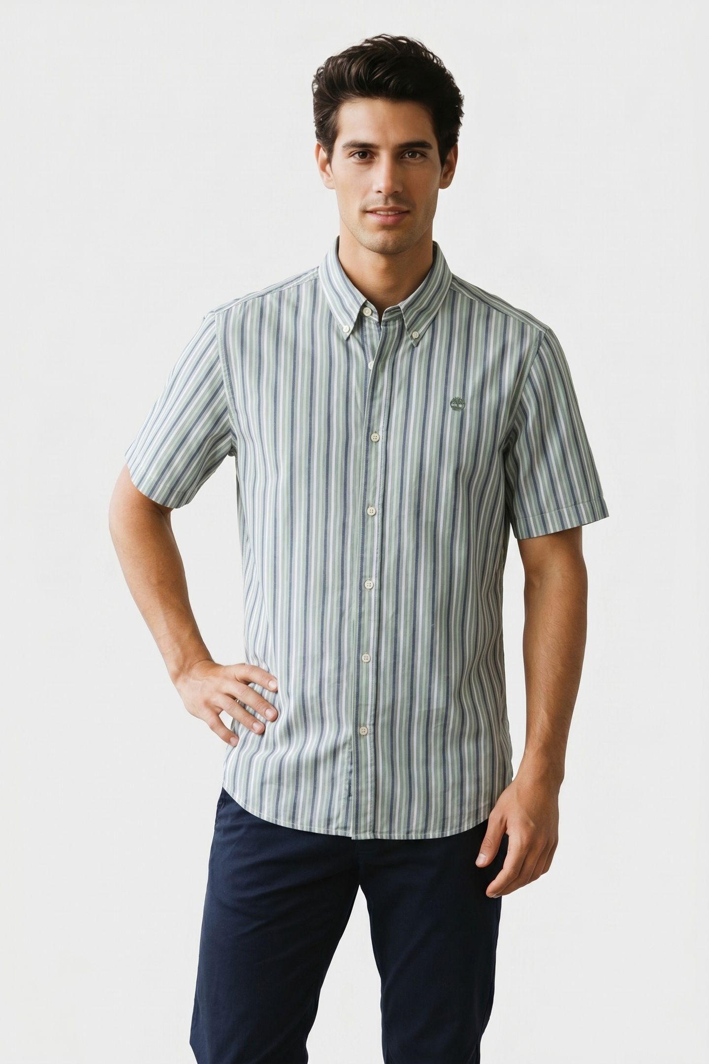 STRIPED SHORT SLEEVE SHIRT GREEN BAY YD 2