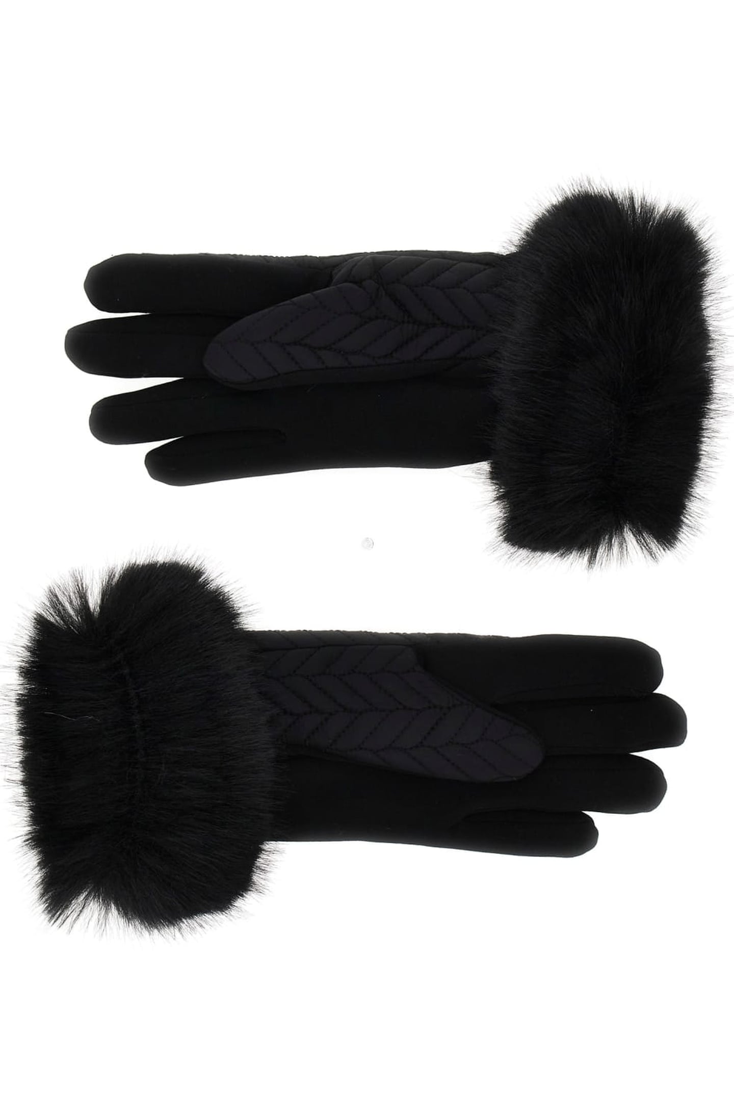 IRIEL STITCHED GLOVE JET BLACK A996 1