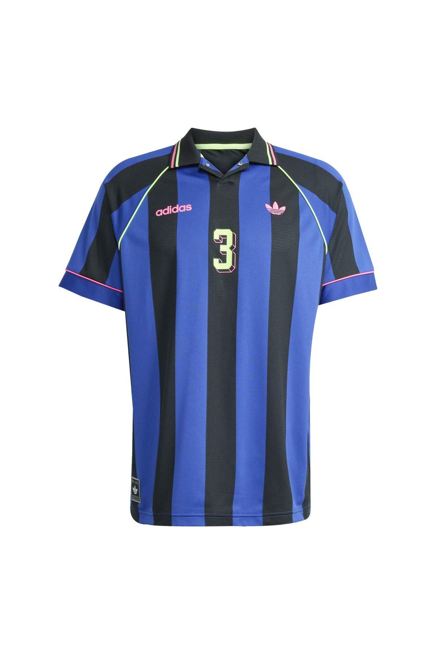 UNISEX ORIGINALS JACQUARD STRIPE JERSEY SEMI LUCID BLUE 4