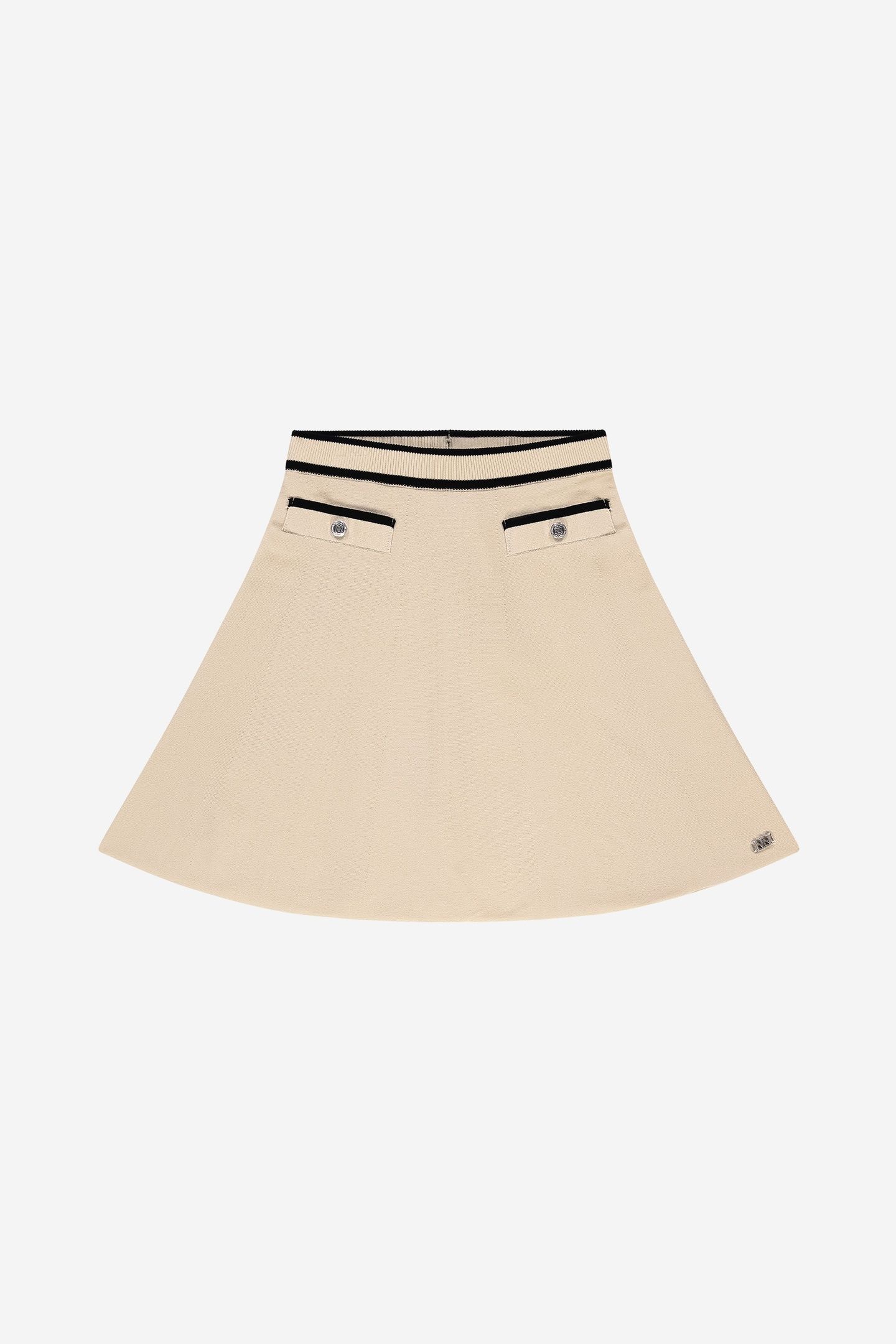 KHLOE SKIRT WOOD ASH/BLACK 2