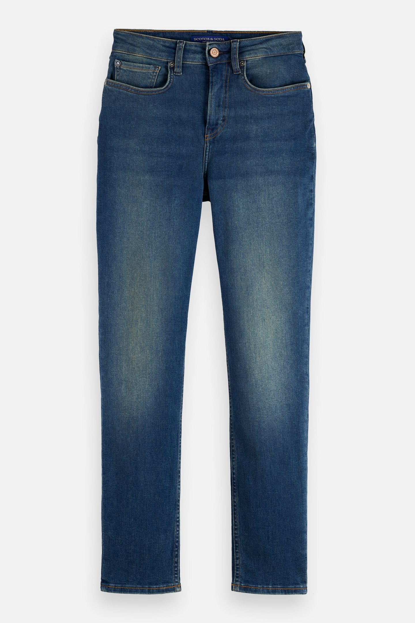 HIGH FIVE SUPER STRETCH SLIM JEANS CLASSIC BLUE 4