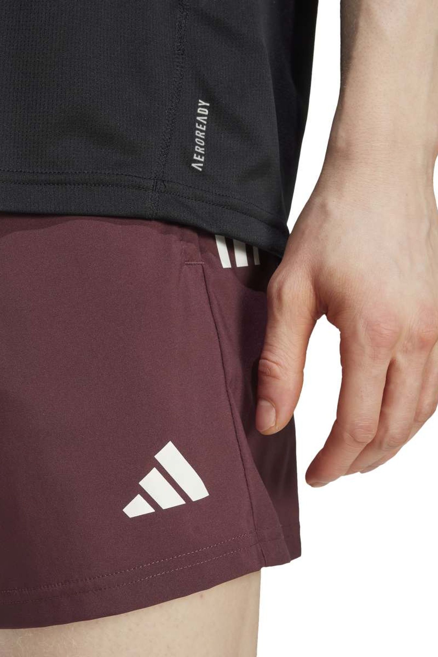 UNISEX PERFORMANCE OWN THE RUN SHORT AURORA RUBY 4