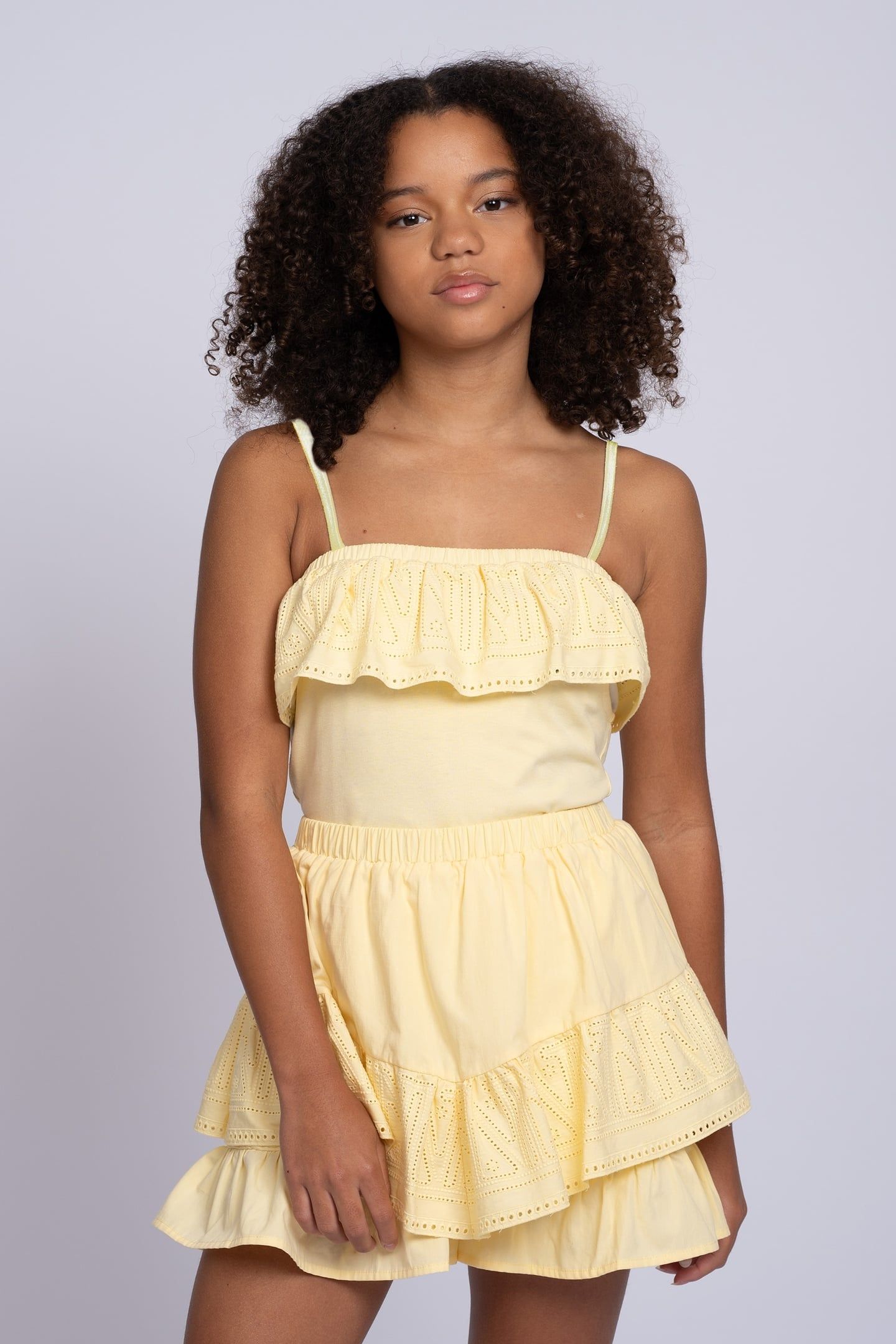 SHANTI SKORT SOFT YELLOW 1