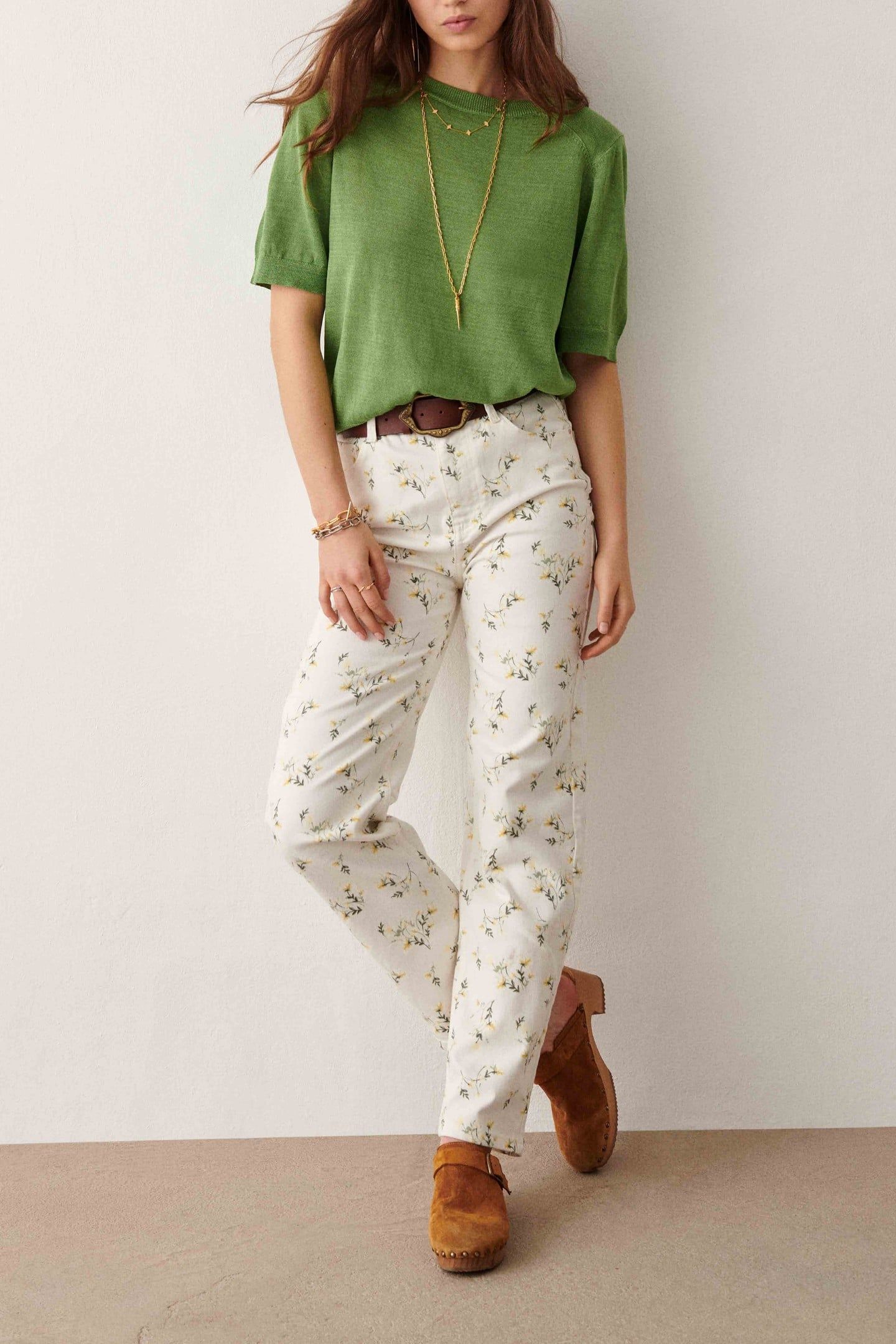 PANTALON FREYA ECRU 1