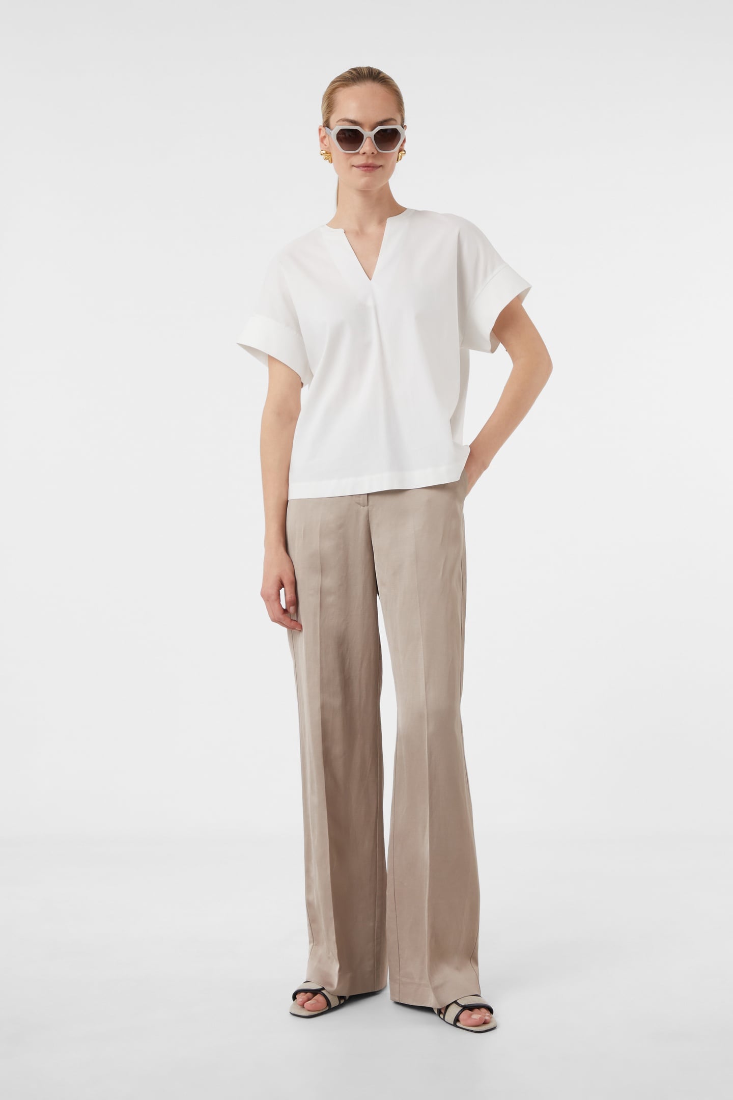 COMMA T-SHIRTS WHITE 2