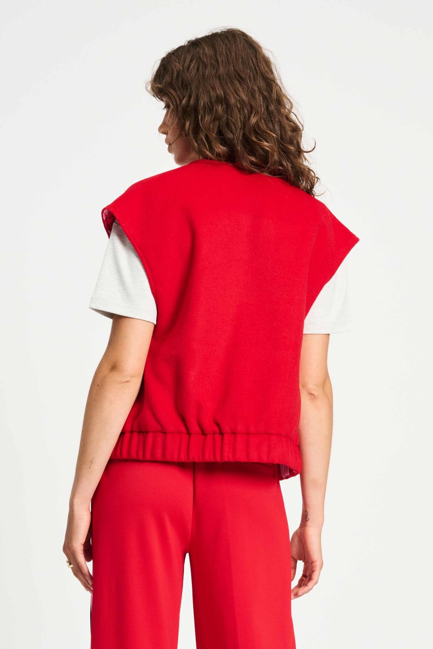 GILET - BASEBALL CHILI RED 2