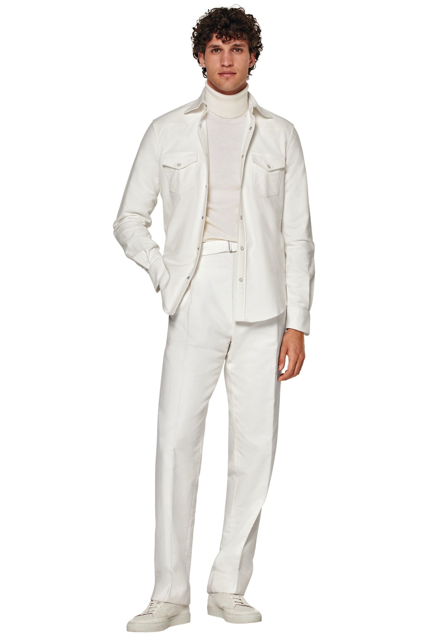 WESTERN MOLESKIN CASUAL SHIRTS OFF-WHITE 2