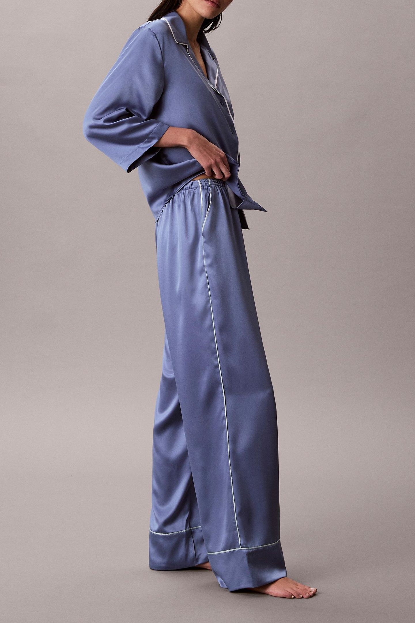 SATIN PANT BLUE TULIP 2