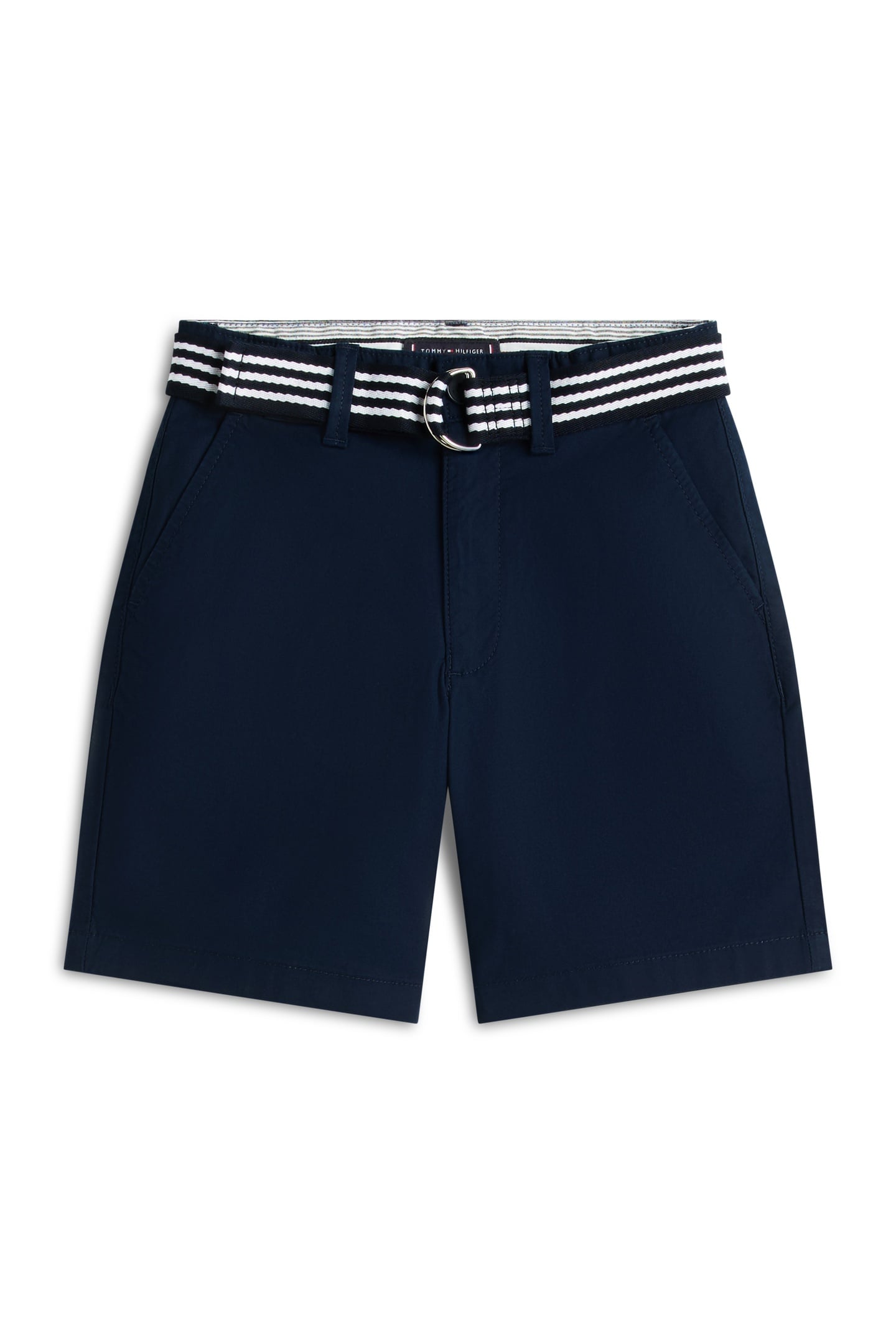 BOYS BAGGY CHINO BELTED SHORTS DARK NIGHT NAVY 4