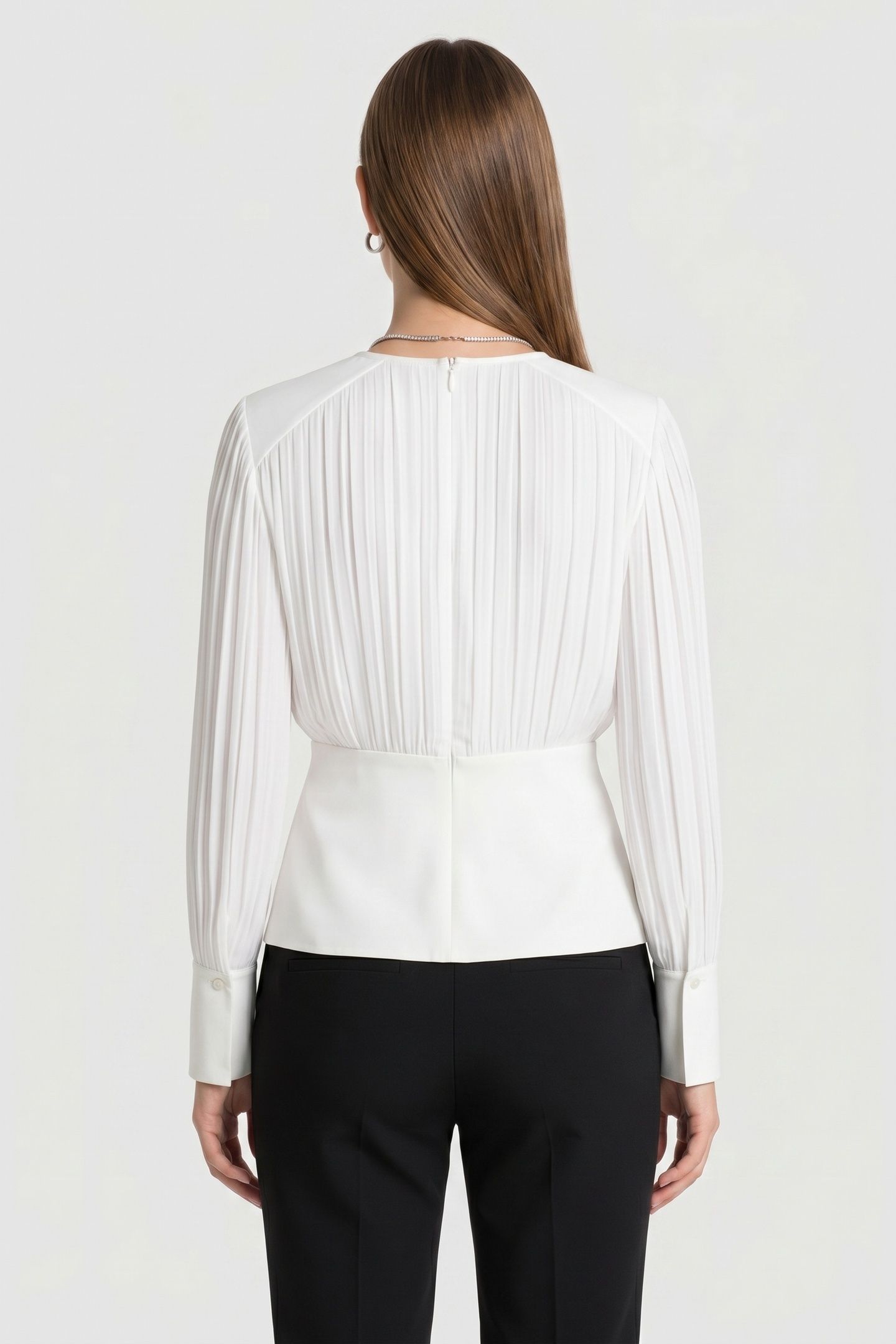 ELEGANT GATHERED BLOUSE PRISTINE 2