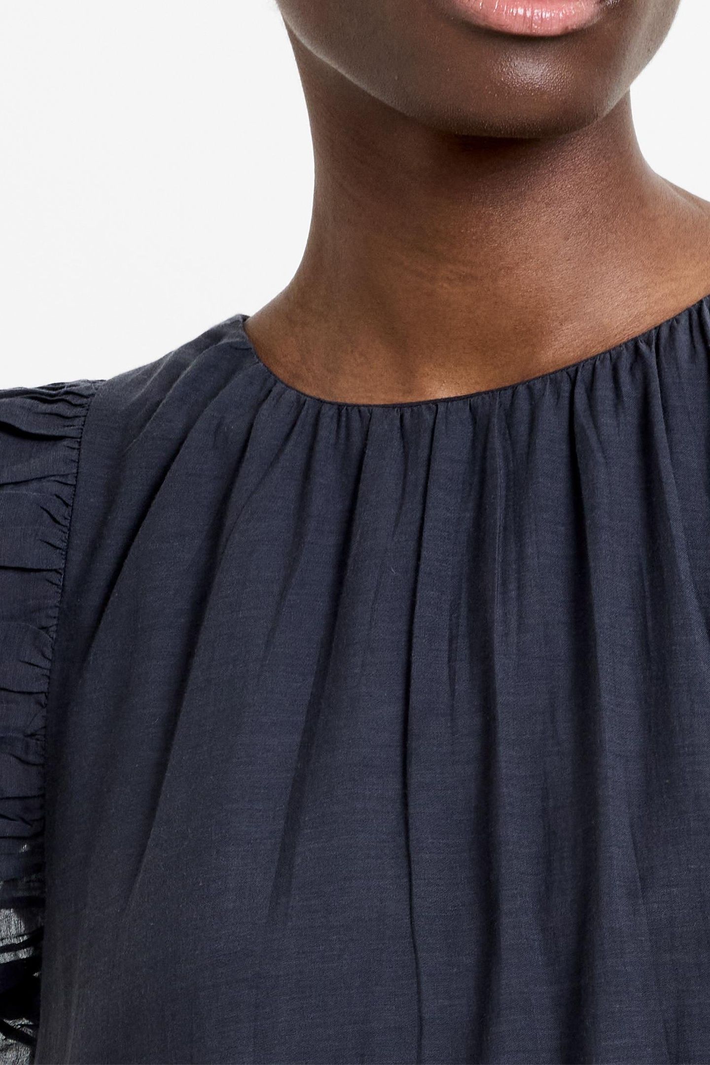 HOLLAND TIERED DRESS NAVY 3