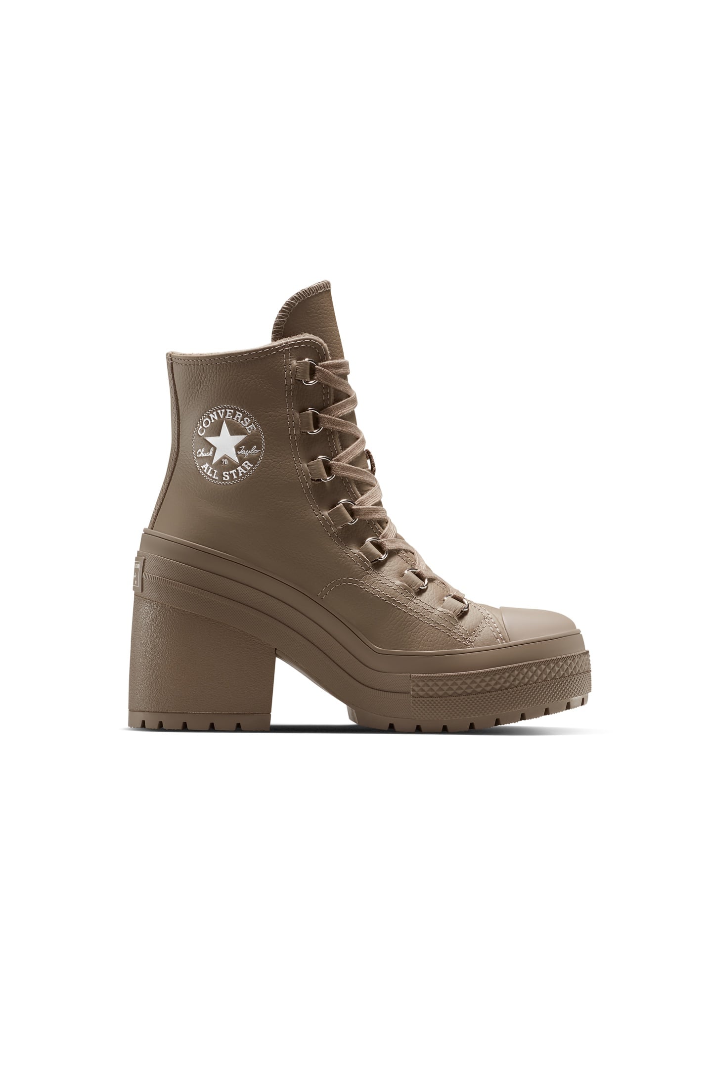 UNISEX CHUCK 70 DE LUXE HEEL HI CLASSIC TAUPE 1