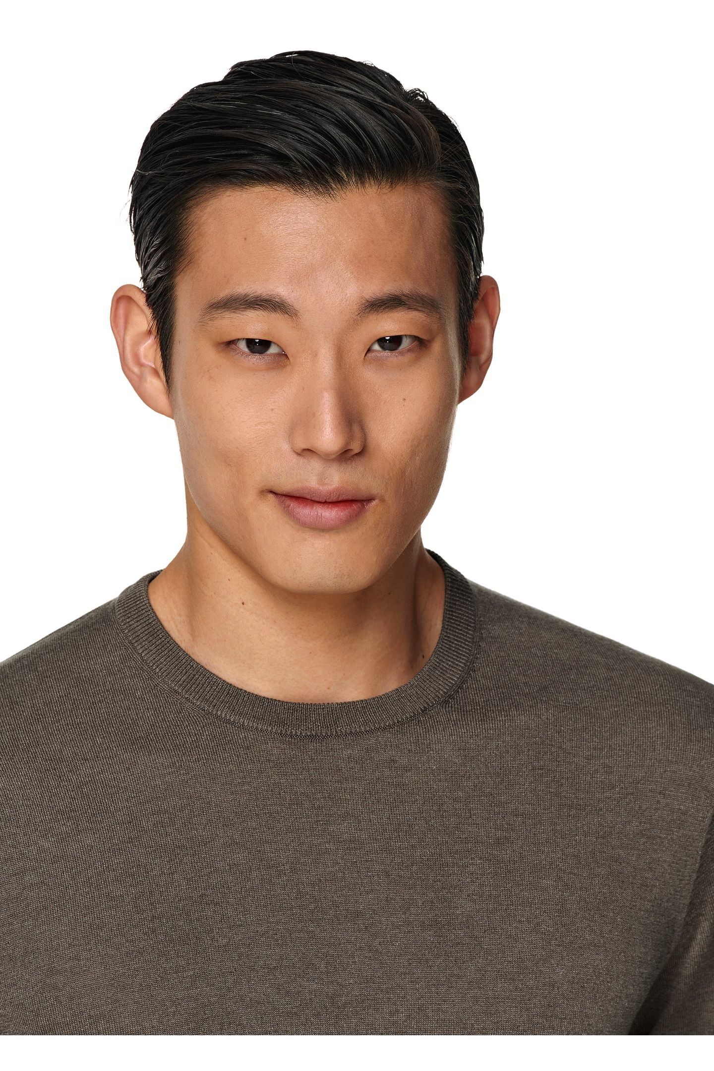 LS CREW TAUPE LUX CREW AND V NECK TAUPE 8