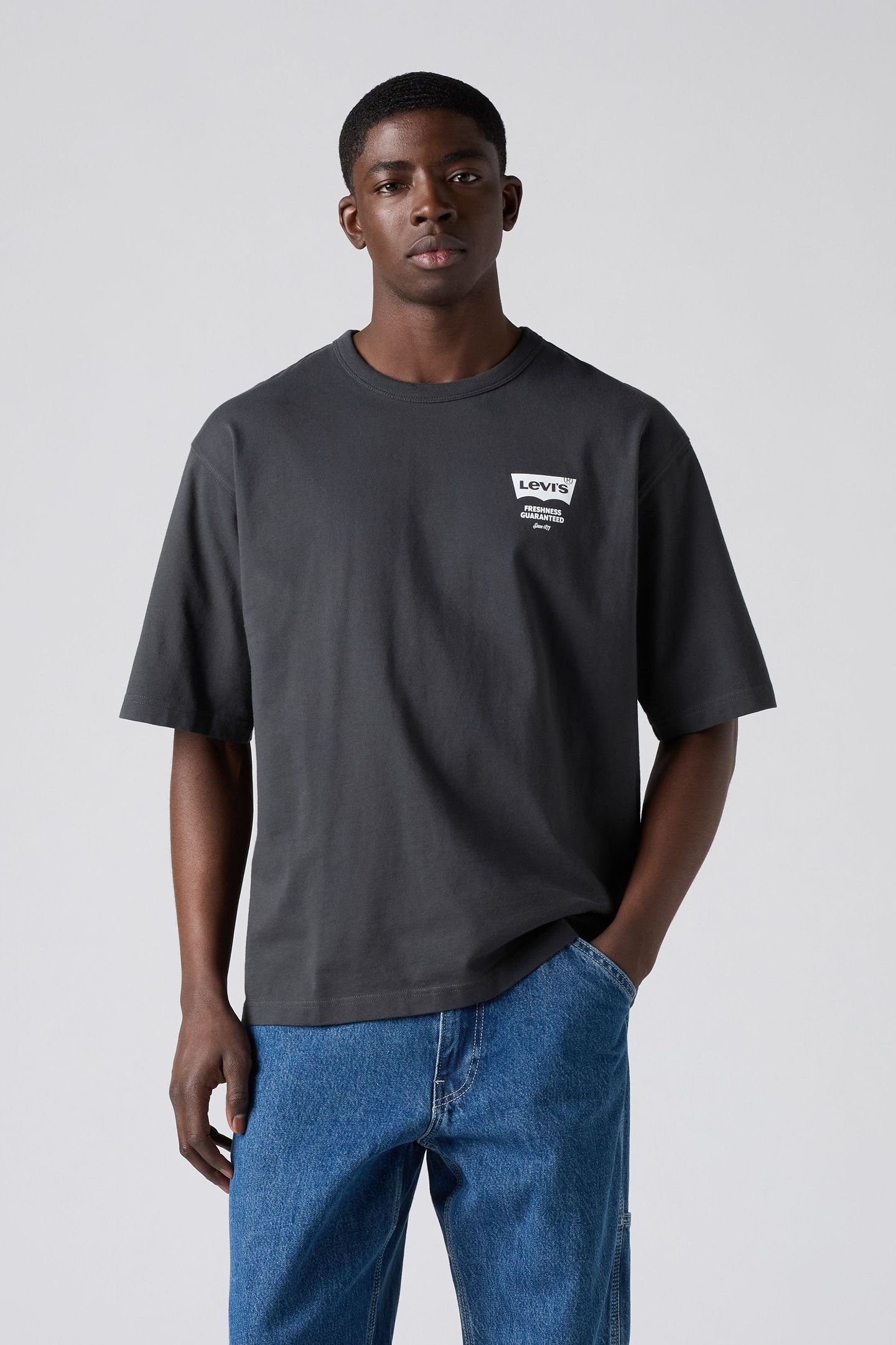 LSE LOOSE TEE LEVIS PIZZA 1 DARK PHANTOM 2