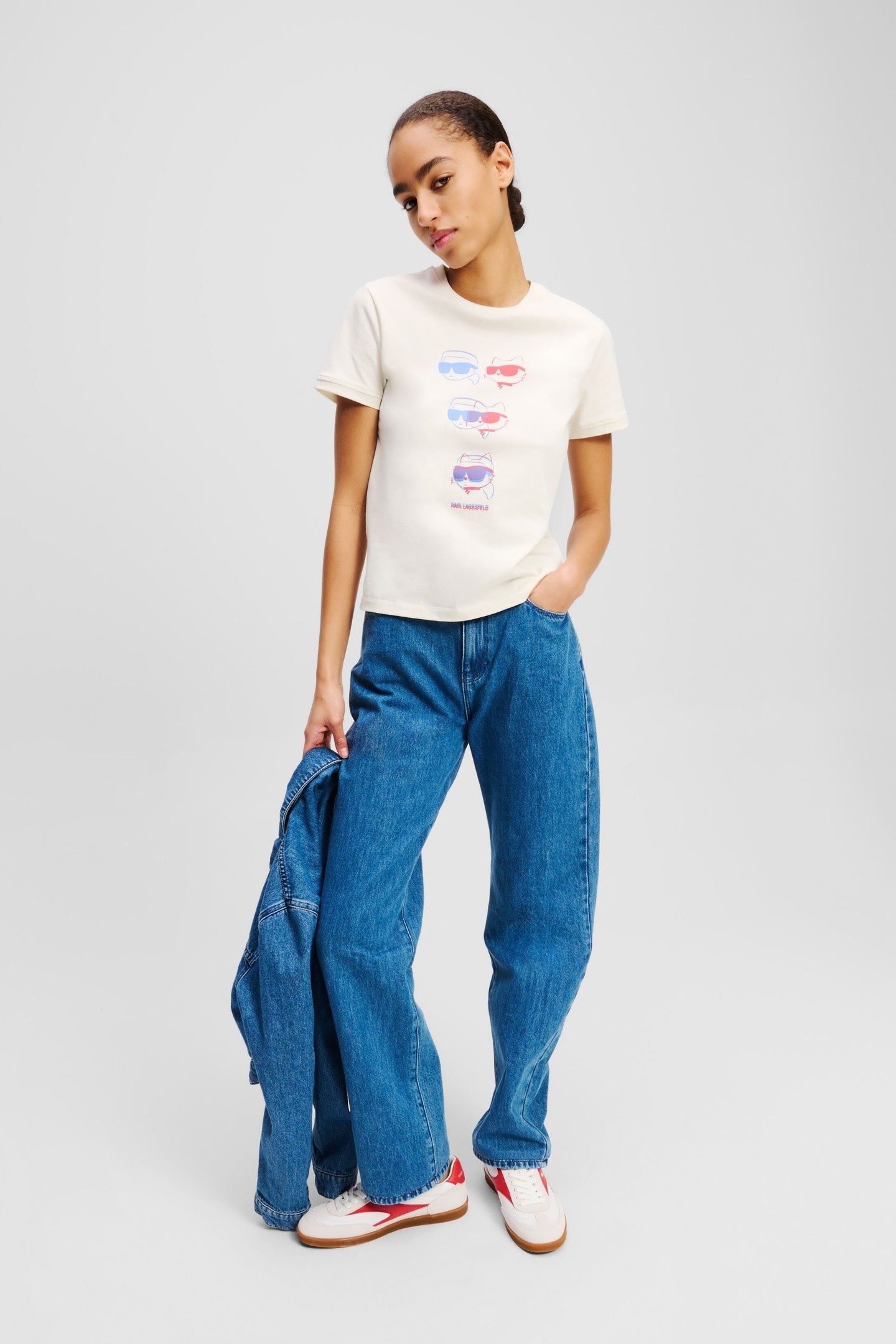 IKON COLOUR FITTED T-SHIRT CANNOLI CREAM 2