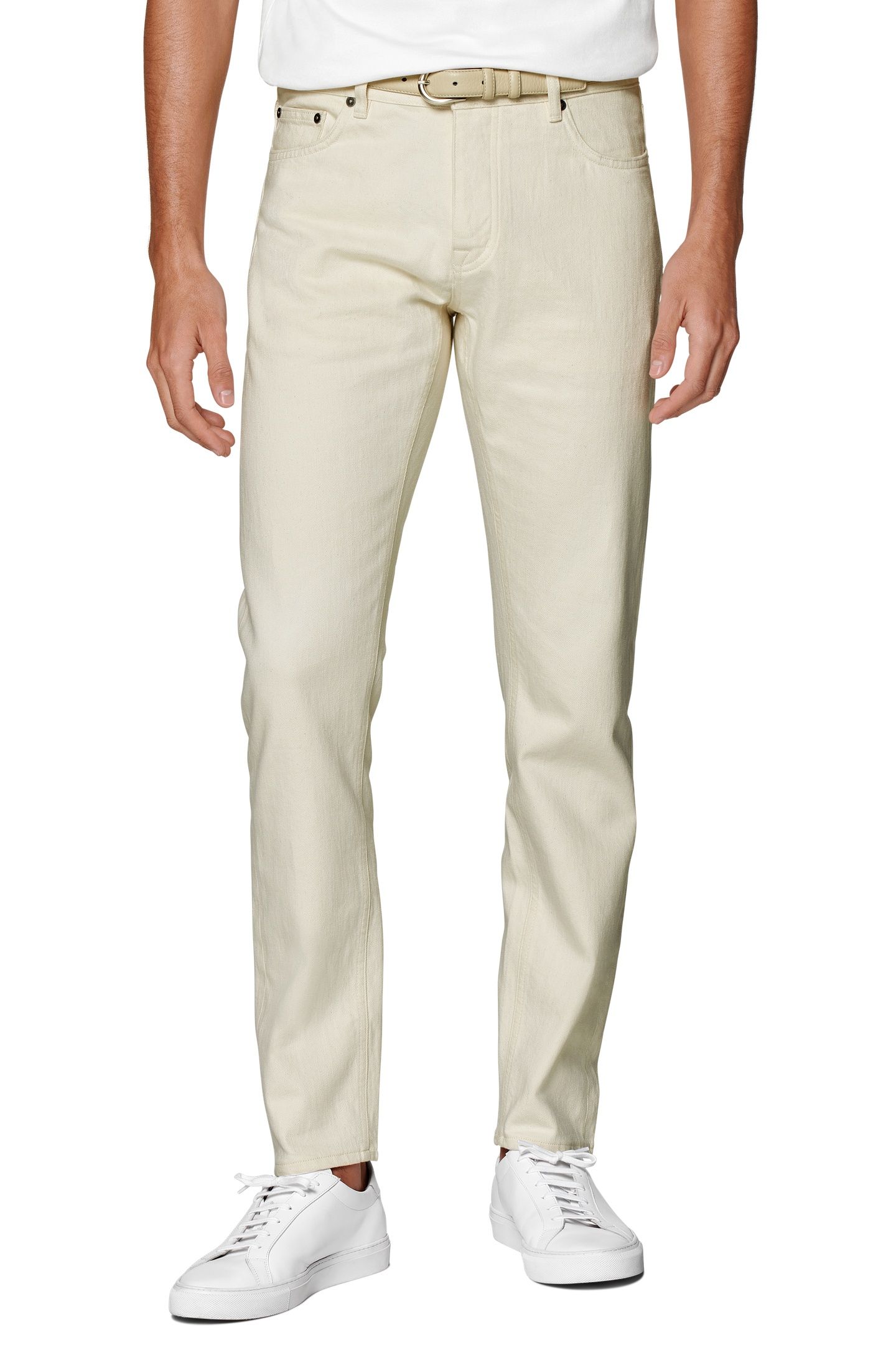 CHARLES-ECRU-DENIM CHINO, DENIM AND SHORTS OFF-WHITE 4