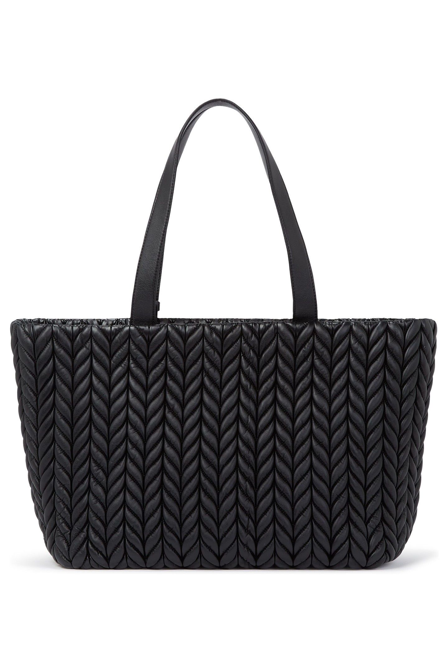 K/WEAVE LARGE TOTE BLACK-NICKEL 3