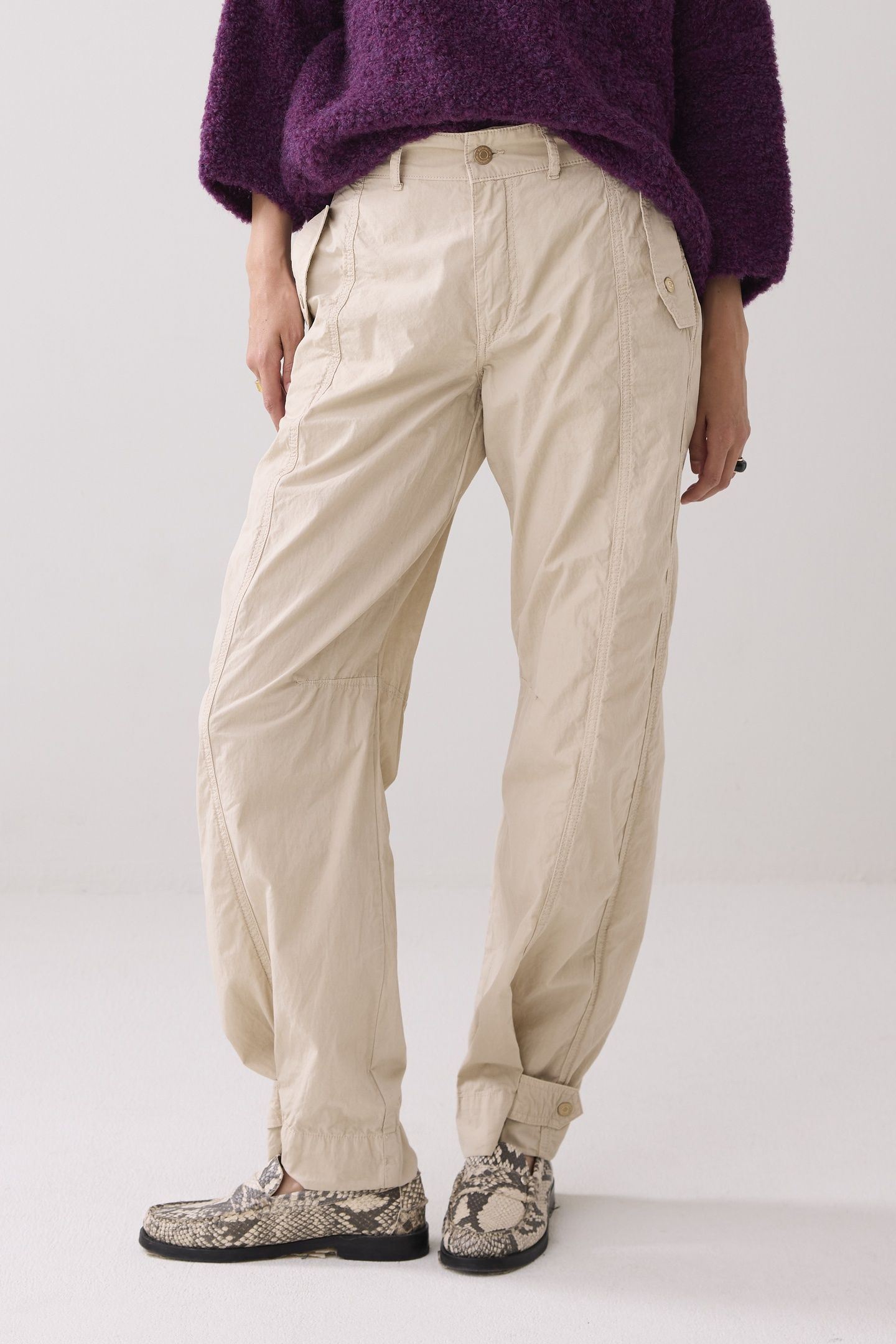 LOOSE CARGO CRISPY PLAIN WEAVE ASH 1