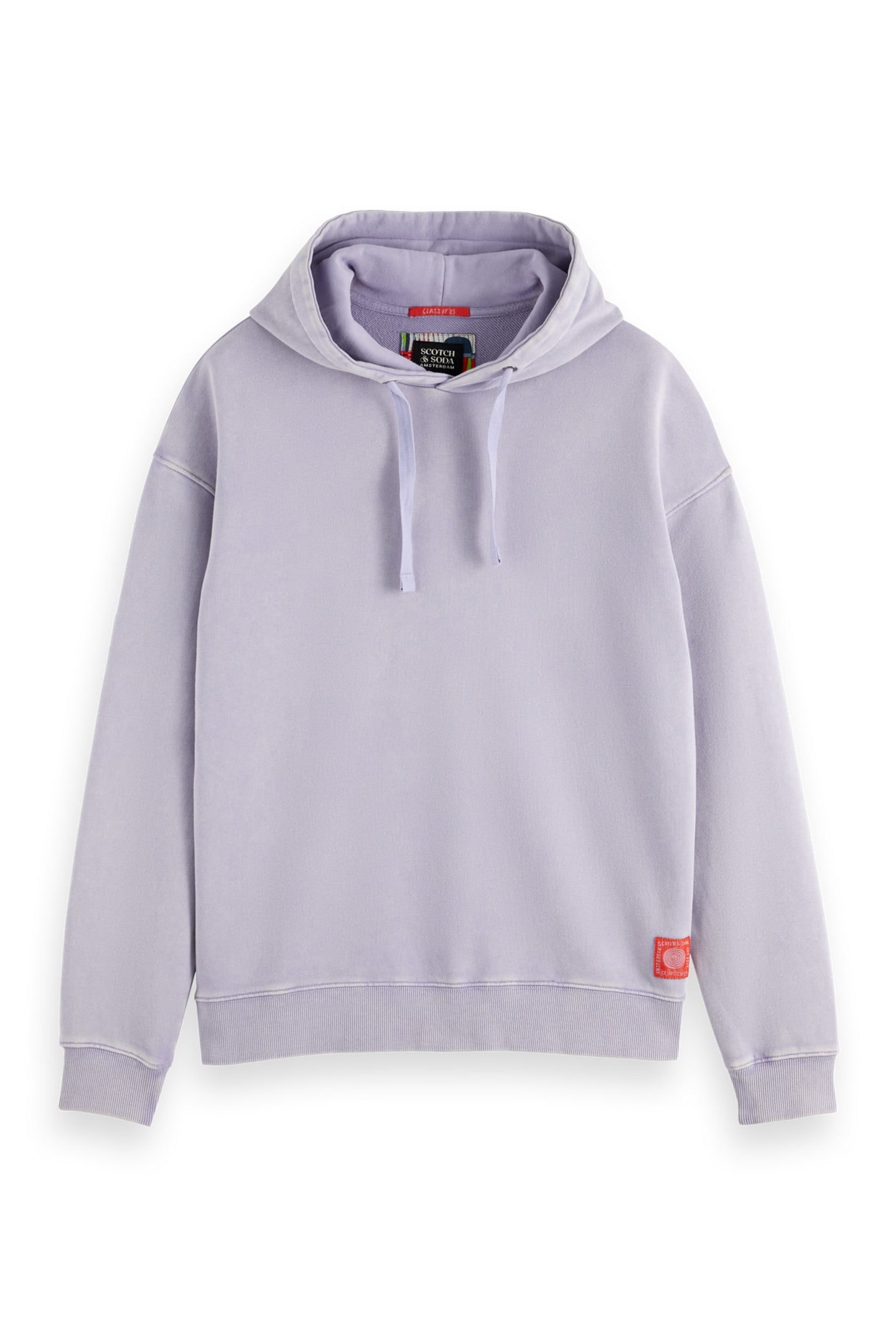 RELAXED-FIT ARTWORK HOODIE LANGUID LAVENDER 1