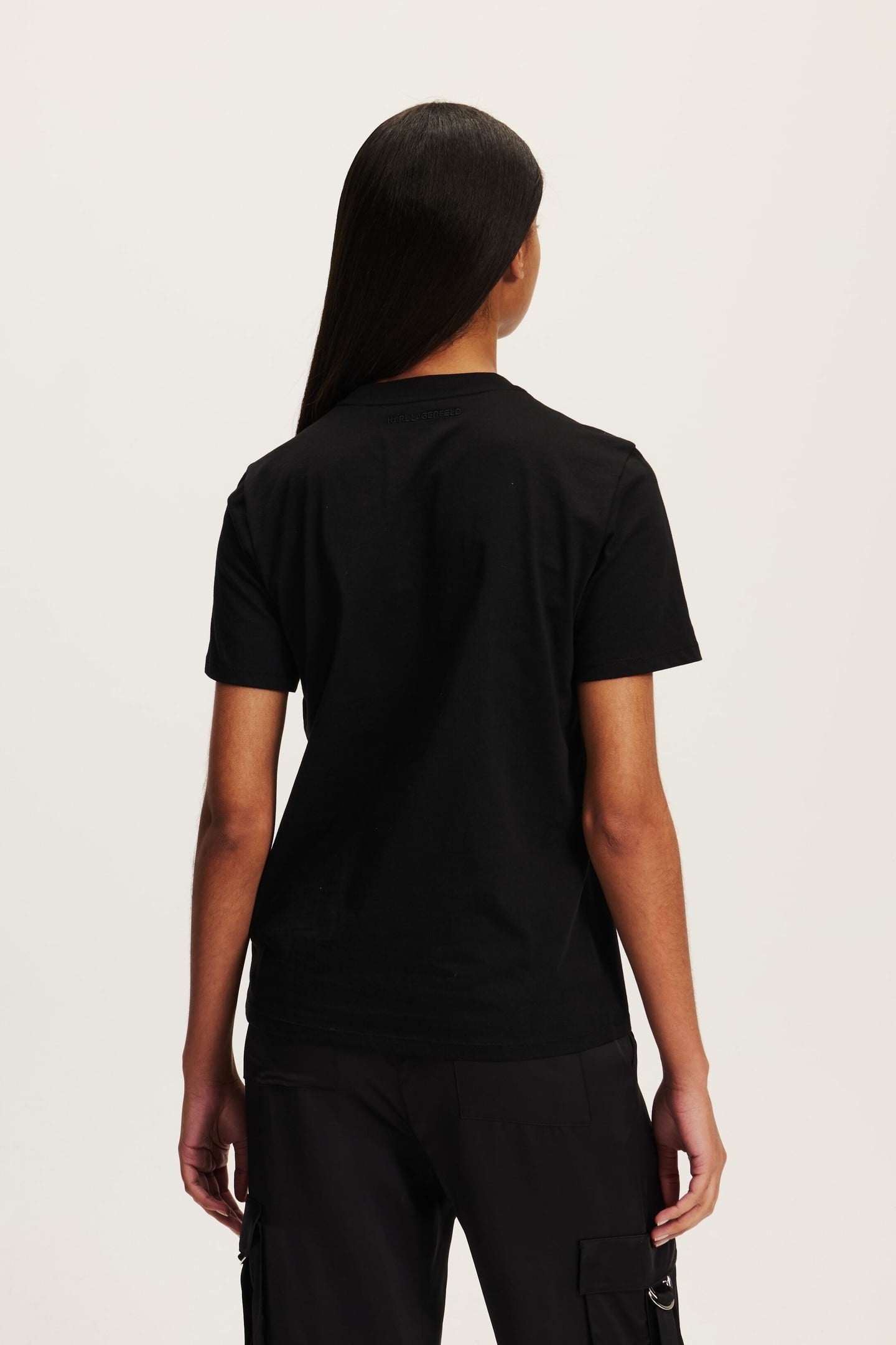KAMEO RHINESTONE T-SHIRT BLACK 2