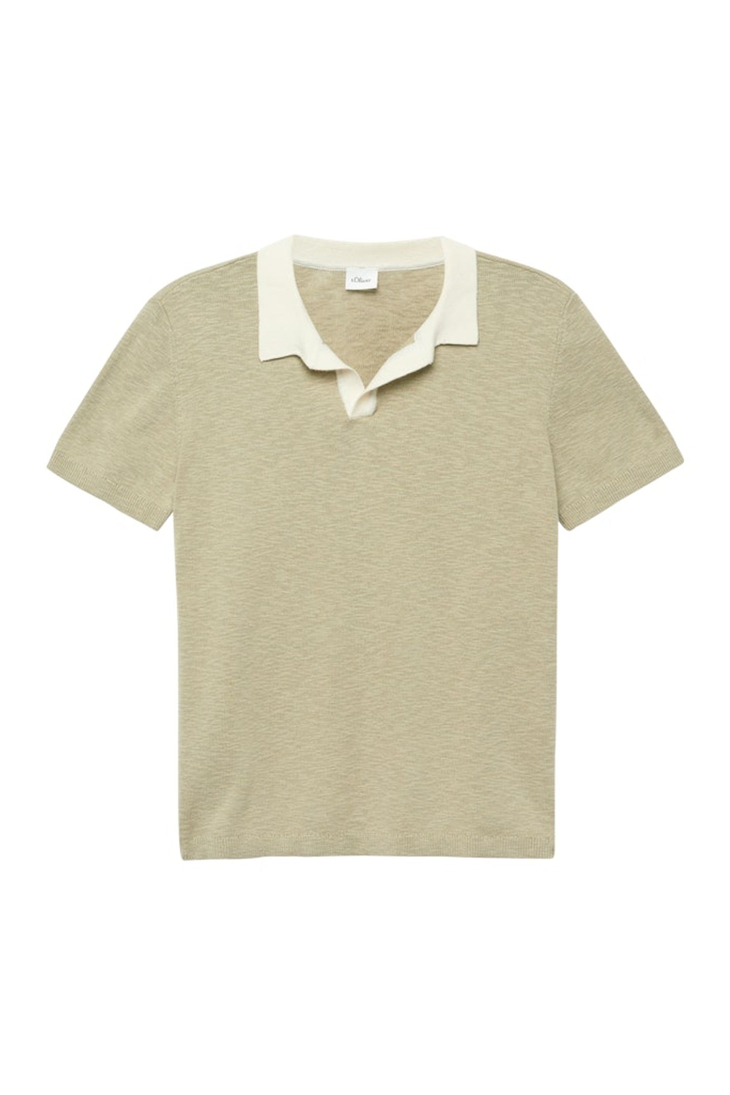 S.OLIVER PULLOVER SHORTSLEEVE ARMY GREEN 2