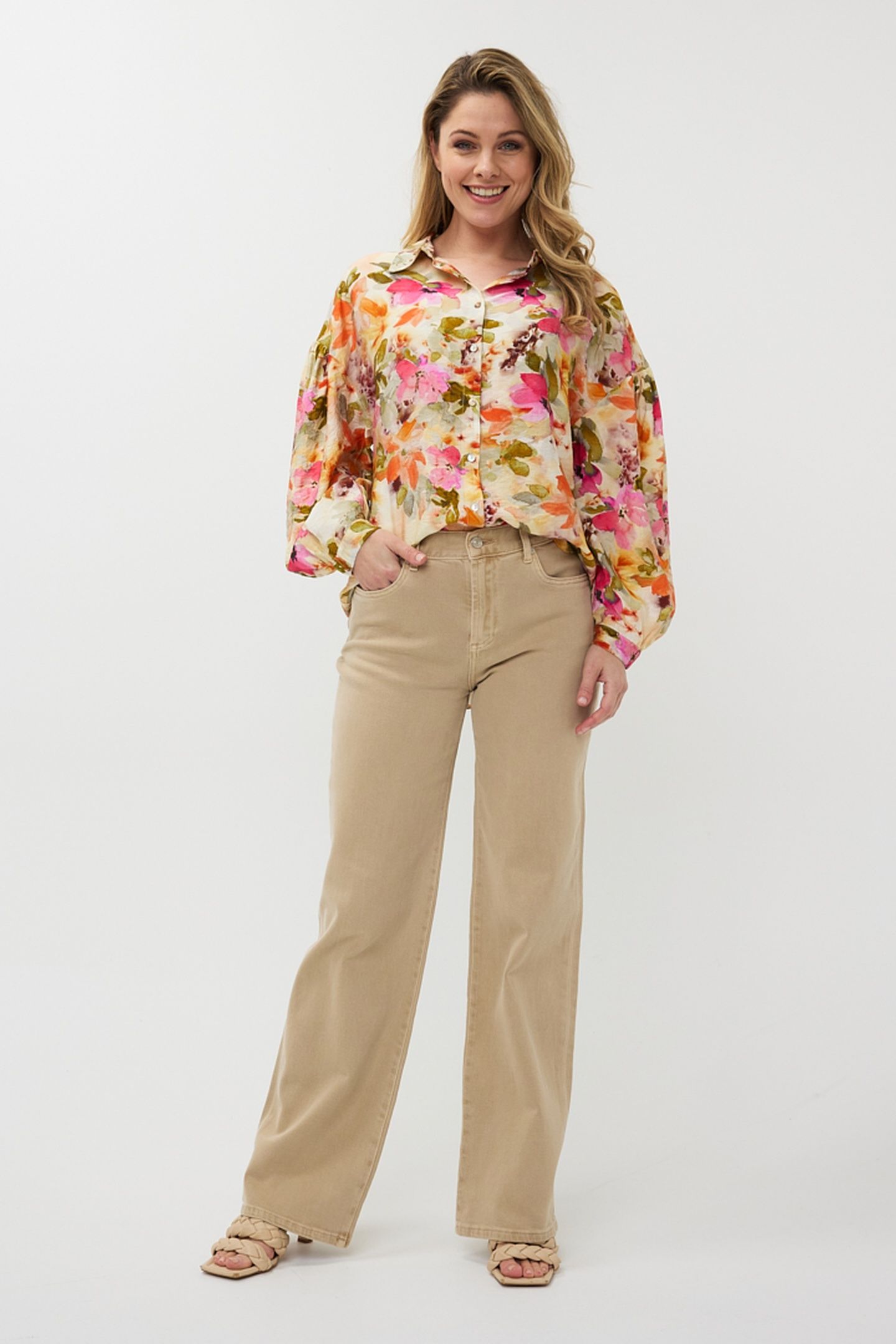 BLOUSE OVERSIZED FLORAL GARDEN PRINT 1